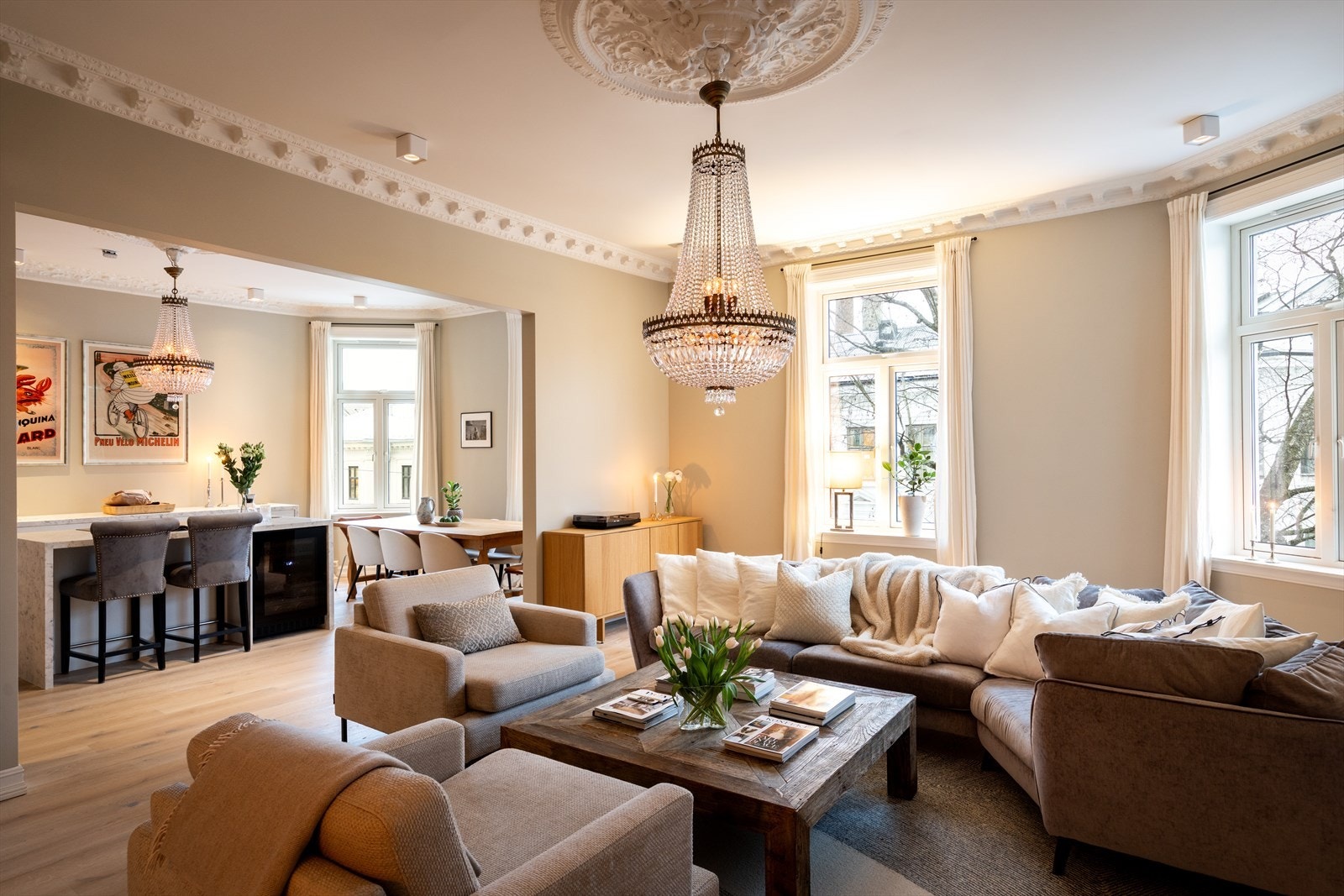 Henrik Carlyle v/Nordvik har gleden av å presentere Sorgenfrigata 17A. Foto: Pontus v/Bygdøy Allé Boligfoto AS Galleribilde