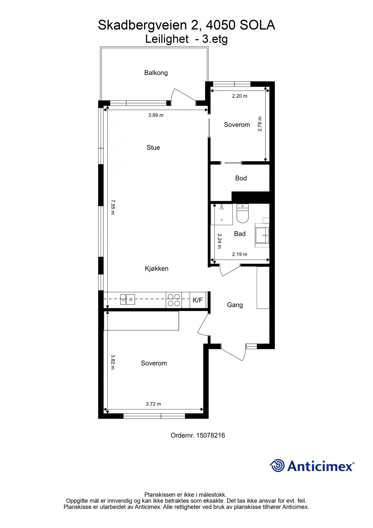 Plantegning. Galleribilde