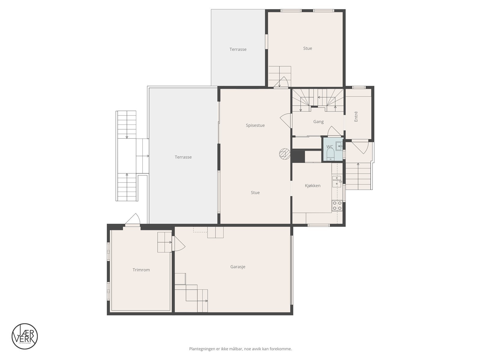 Plan 1 etasje Galleribilde