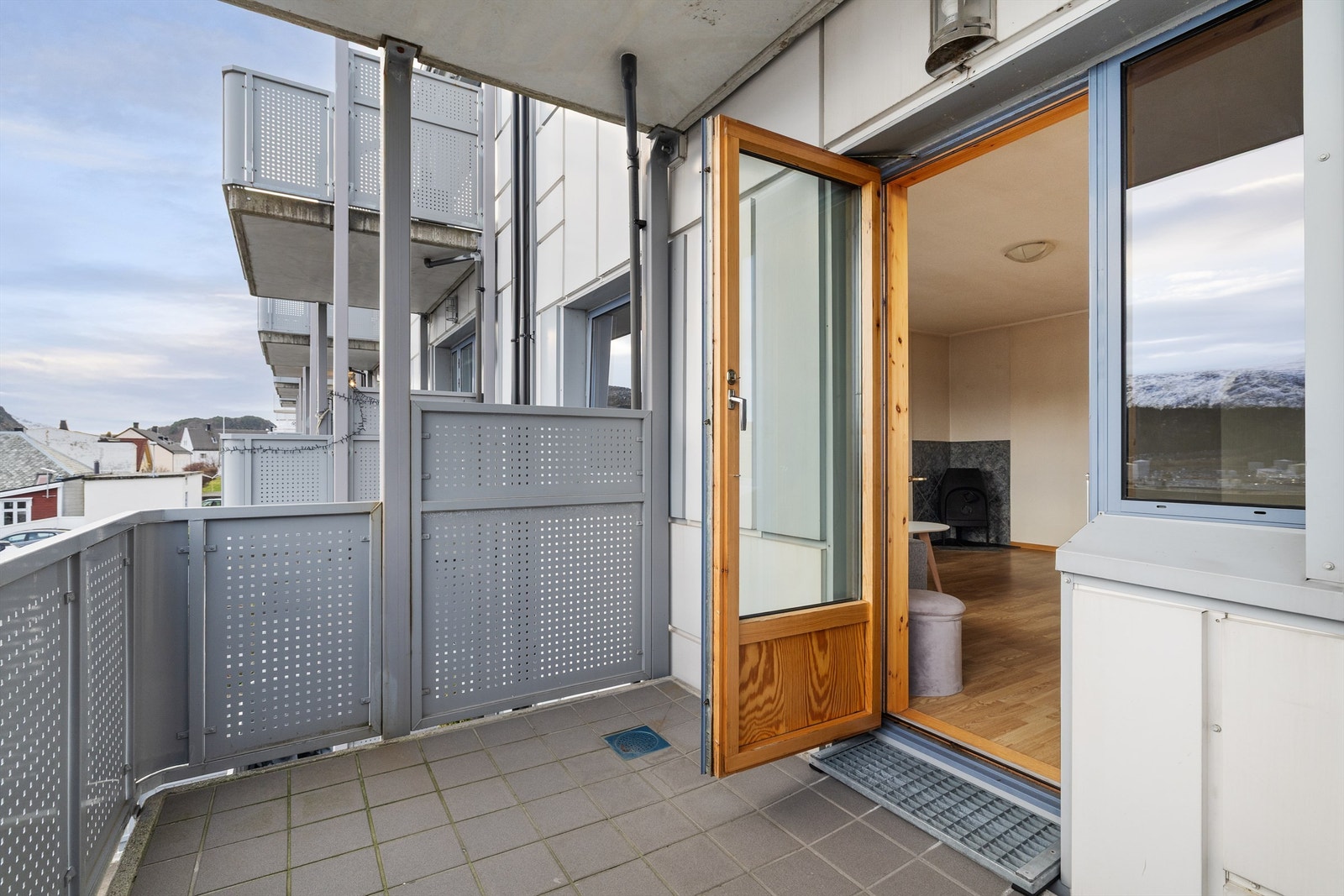 Balkong på 6 kvm Galleribilde