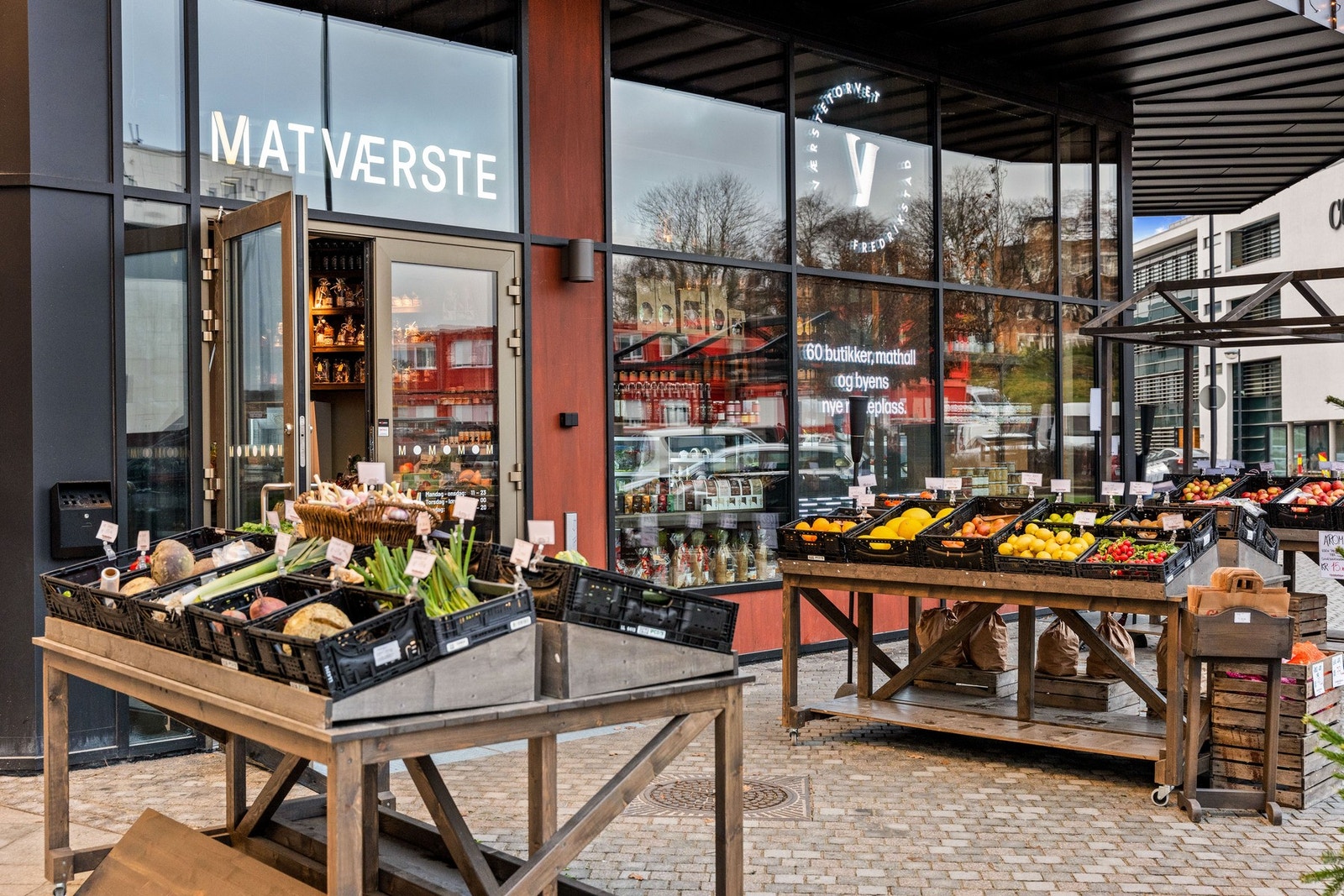 Her er det over 60 butikker med variert utvalg. Galleribilde