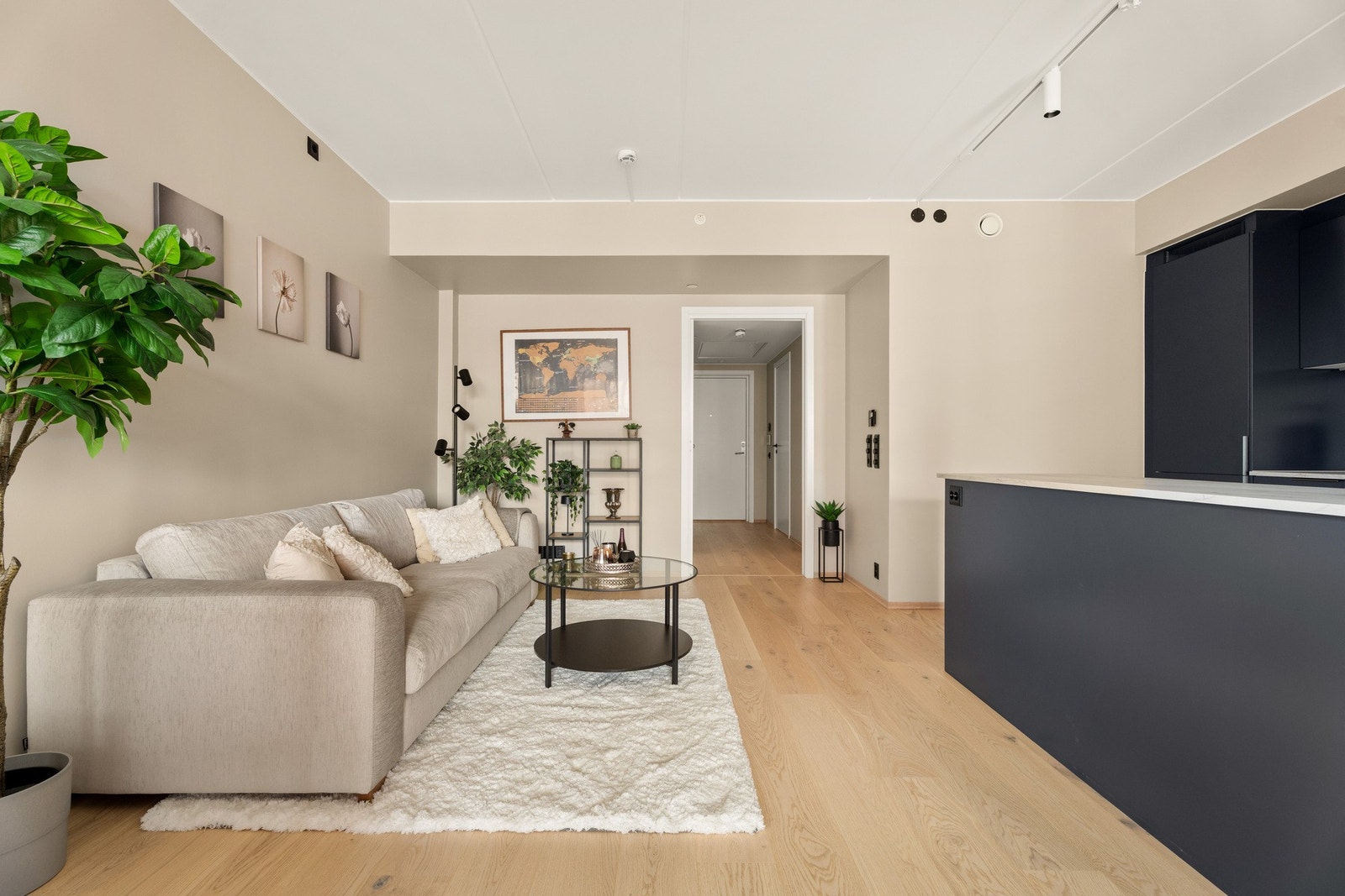 Leiligheten har en fin planløsning Galleribilde