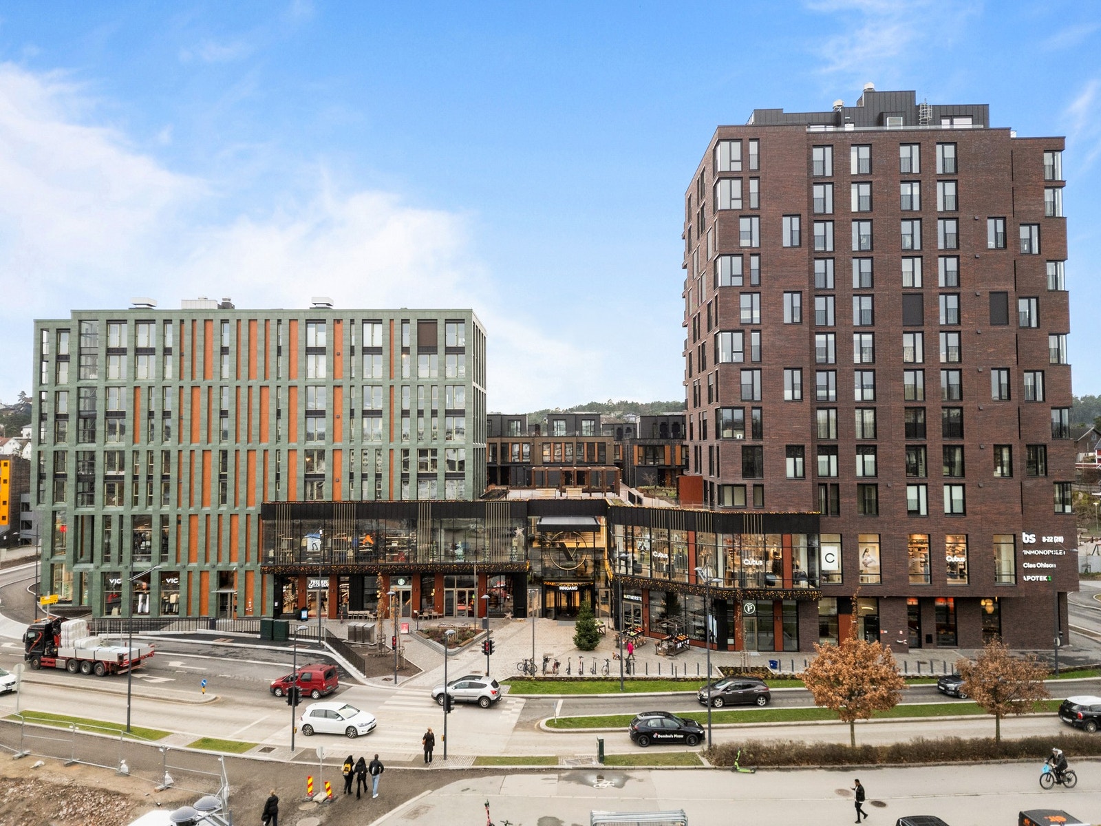 Moderne og pene fasader Galleribilde