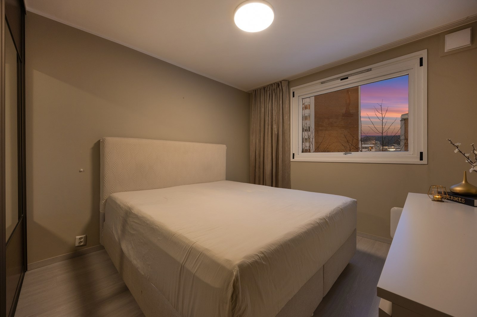 Soverommet er et rolig og tilbaketrukket rom Galleribilde