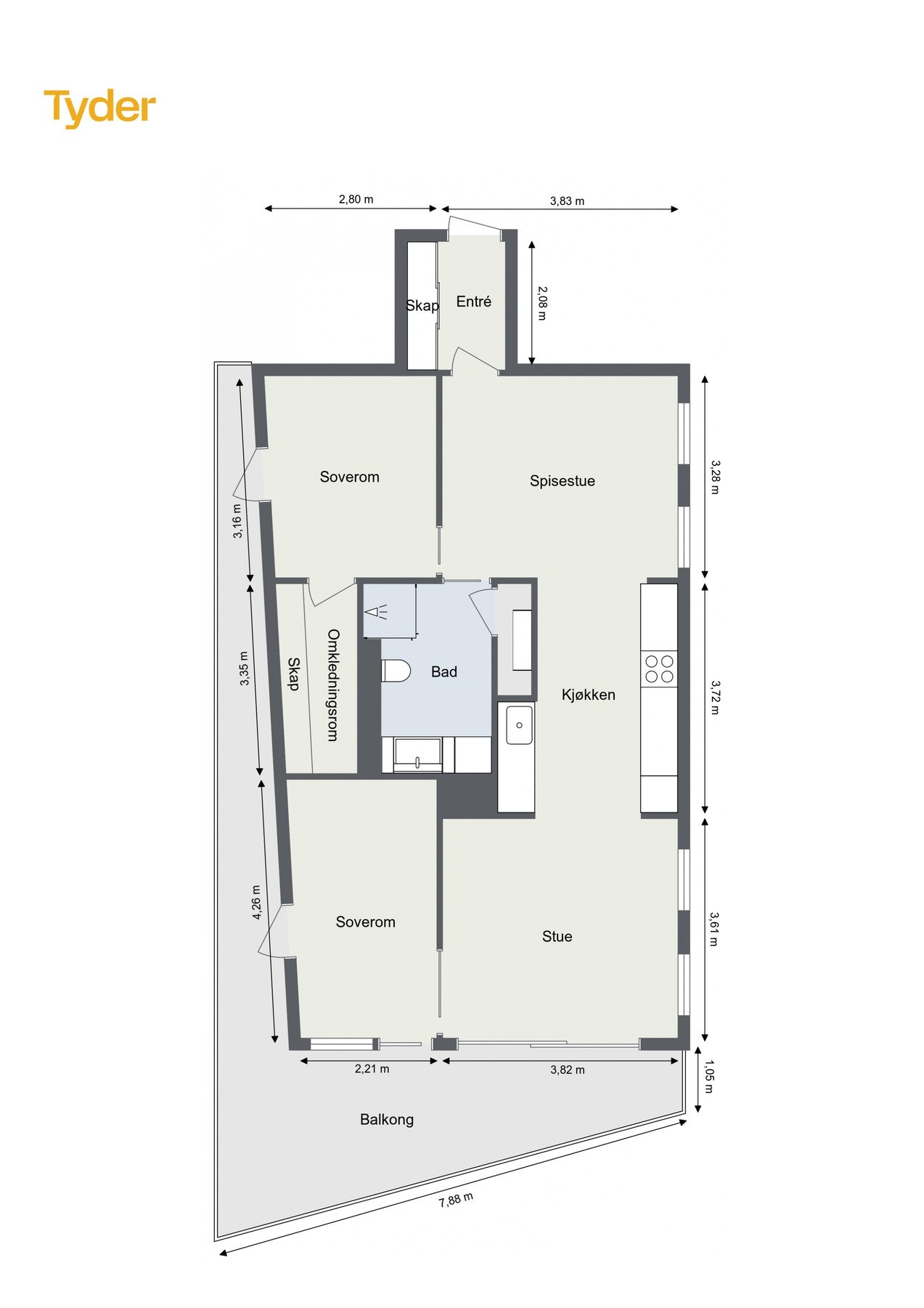 - Det medfølger en kjellerbod på ca. 5 m² og det er mulighet for kjøp av garasjeplass - Galleribilde