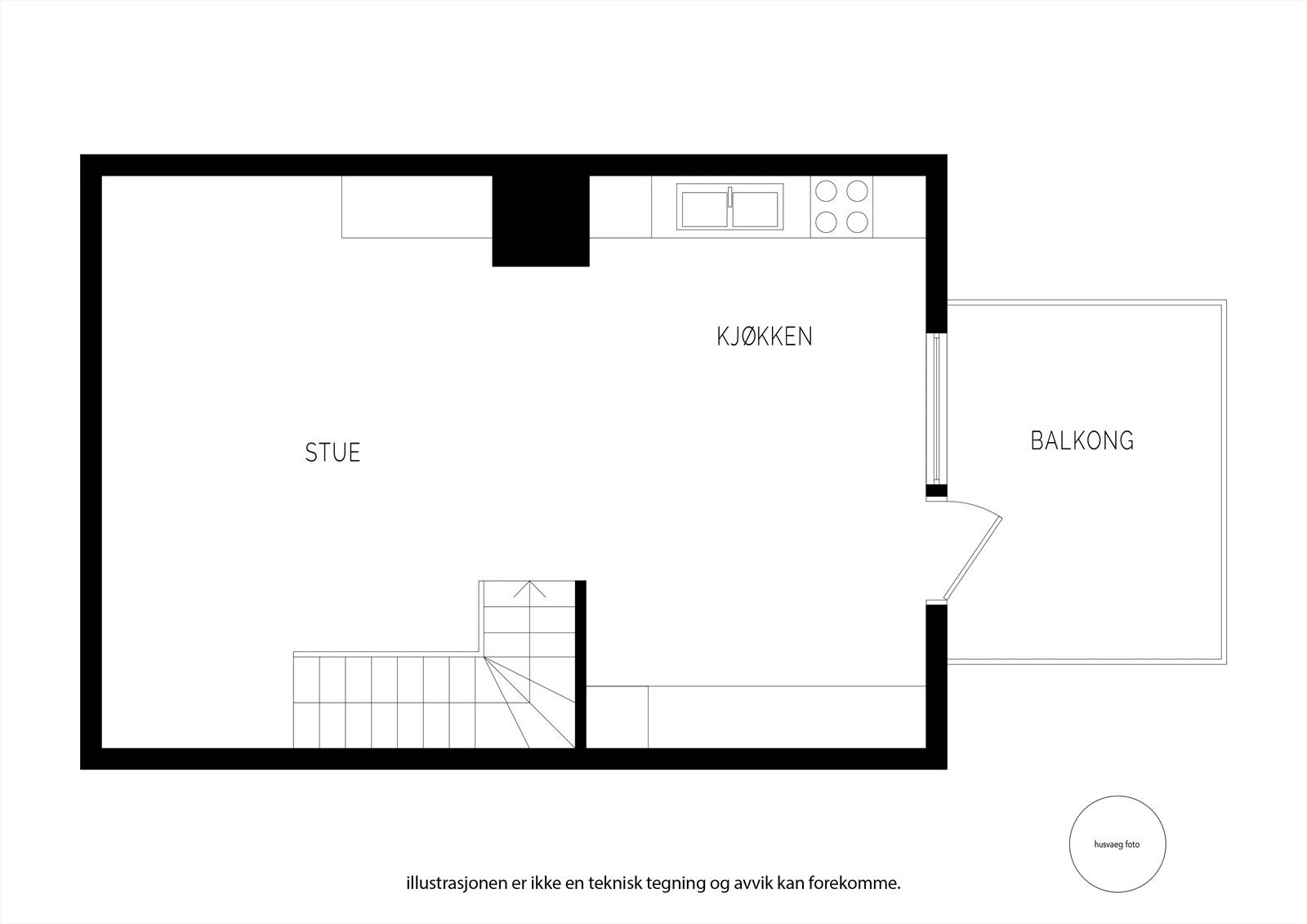 Plantegning 2. etasje Galleribilde
