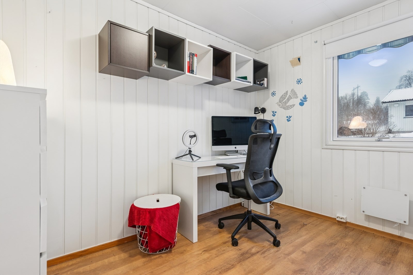 Det tredje soverommet egner seg godt som barnerom, gjesterom eller kontor. Galleribilde