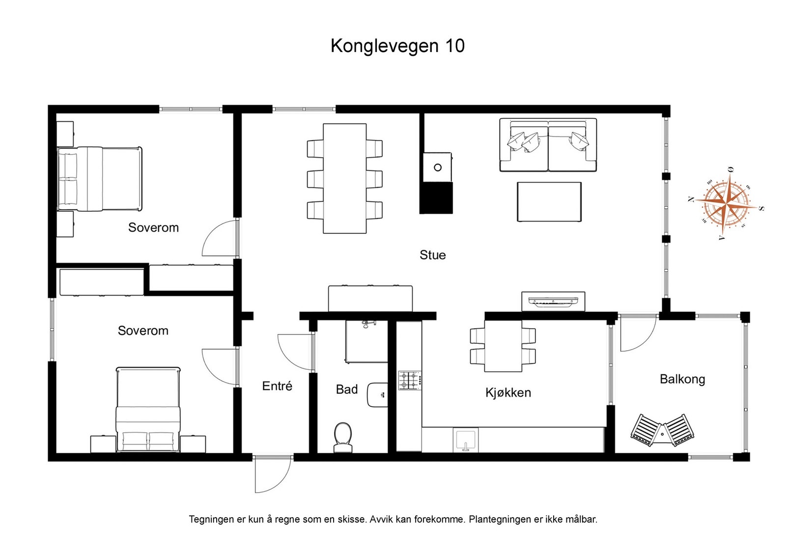 Plantegning 2. etasje Galleribilde