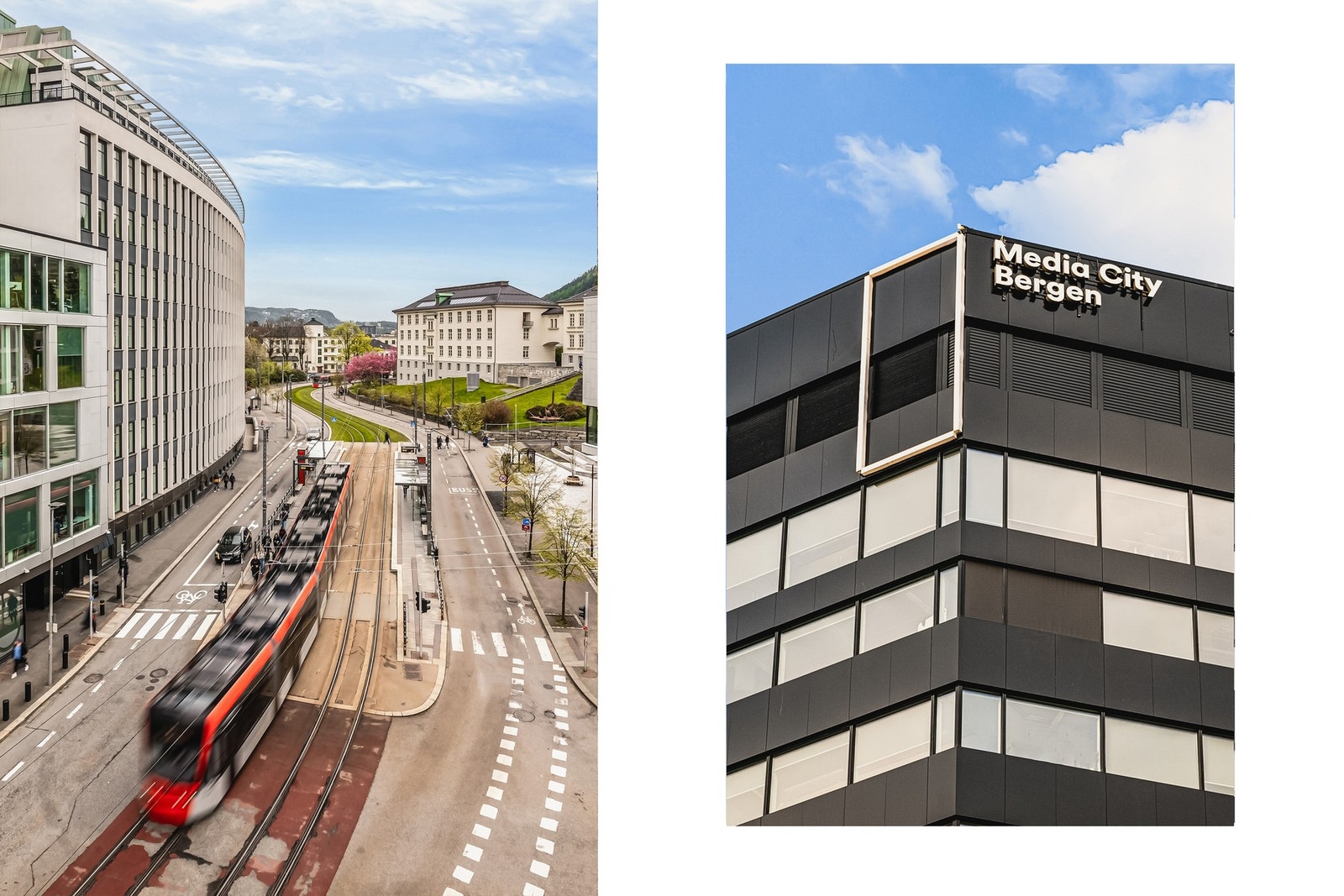 - Beliggenheten er også svært gunstig for arbeidstakere, med korte avstander til blant annet bybanen og Media City Bergen - Galleribilde