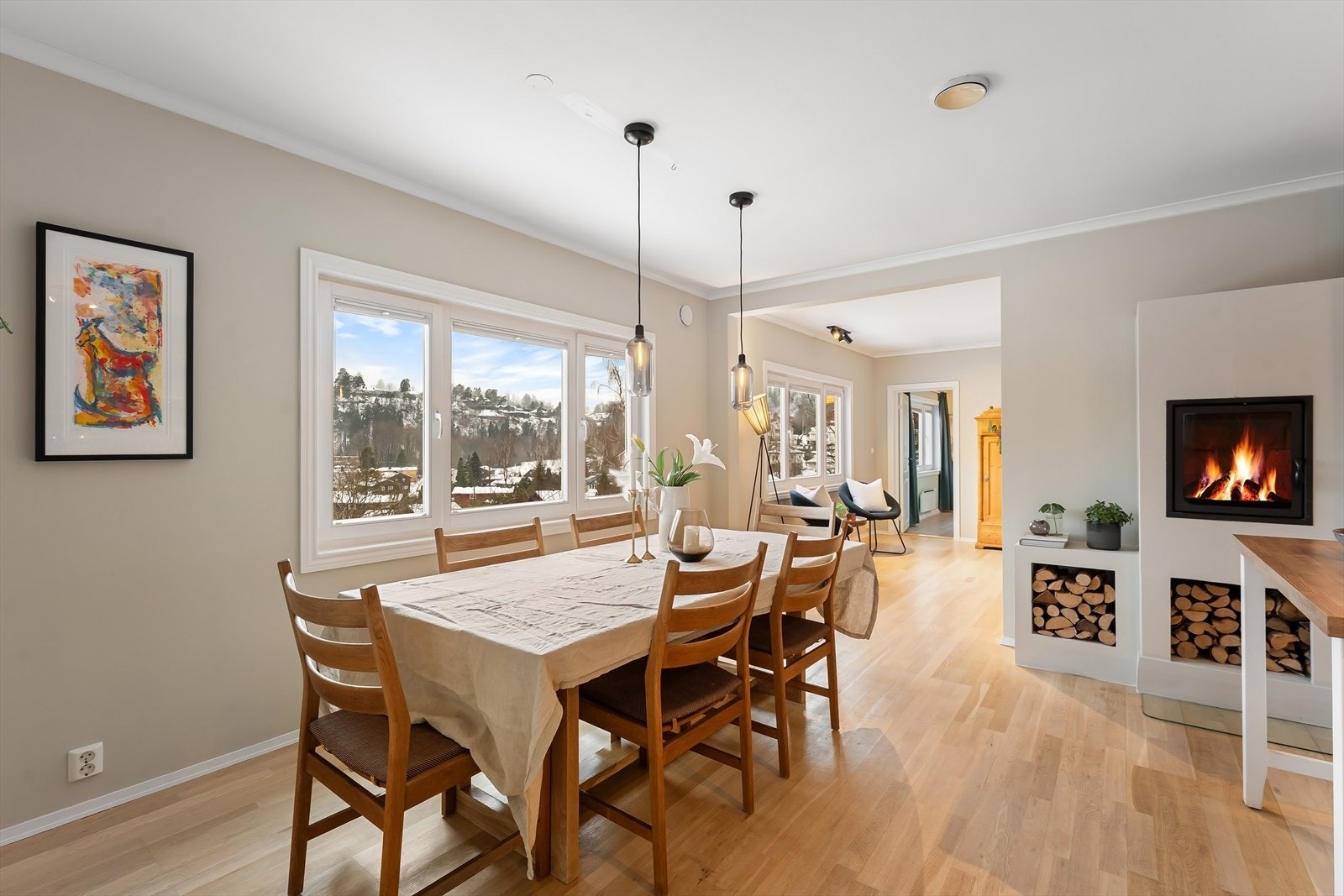 Et godt sted å sitte også utenom måltidene... Galleribilde