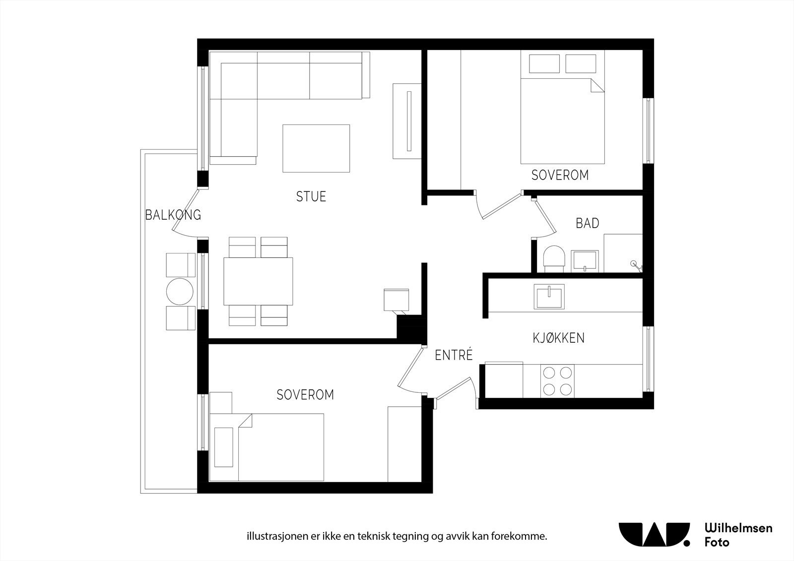 Plantegning - 1. etasje. Galleribilde