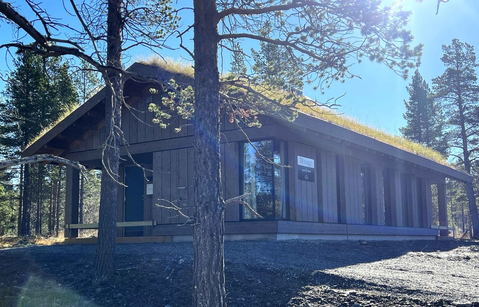 Fra inngangspartiet på hytta. Galleribilde