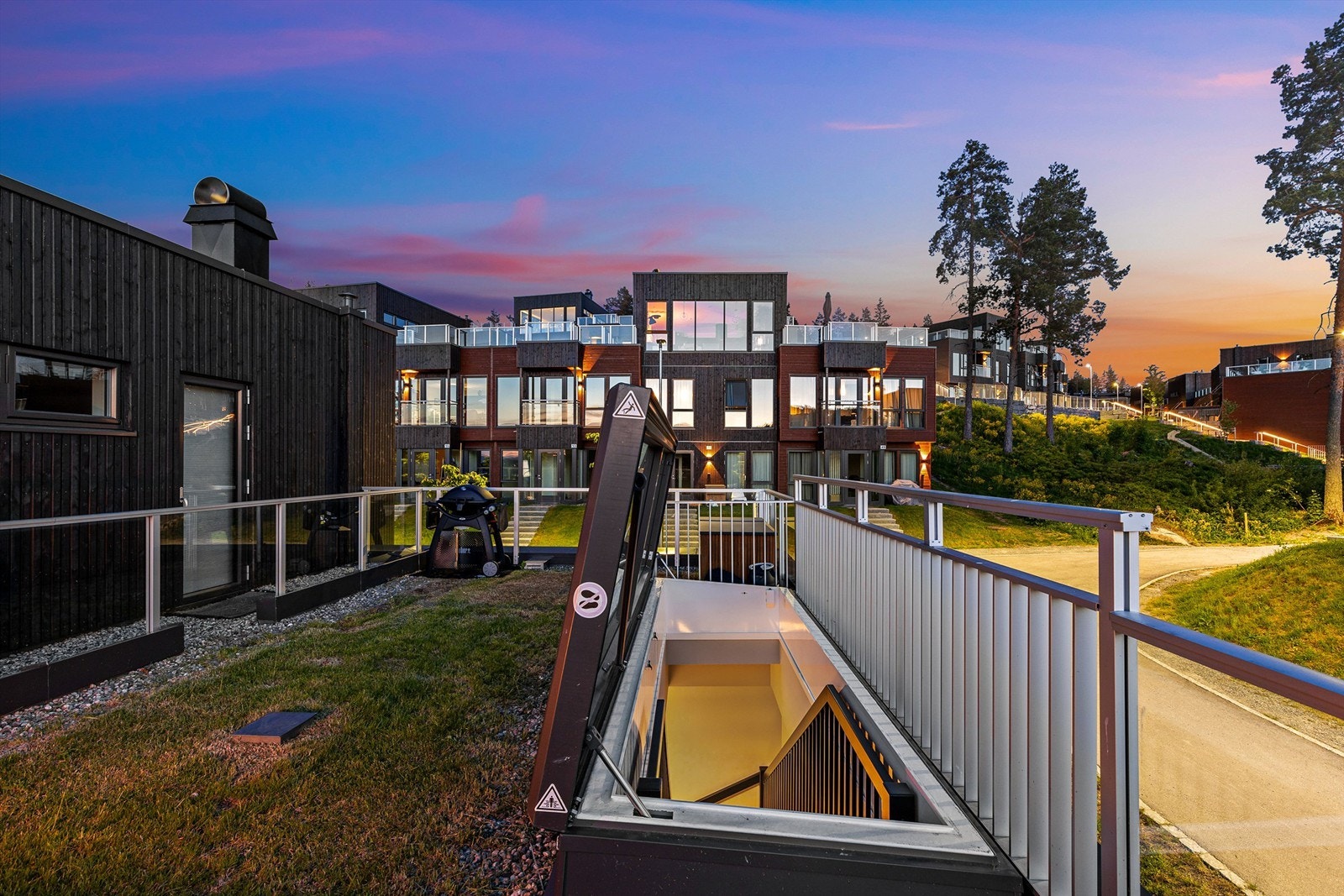 Enkel tilkomst til takterrassen. Galleribilde