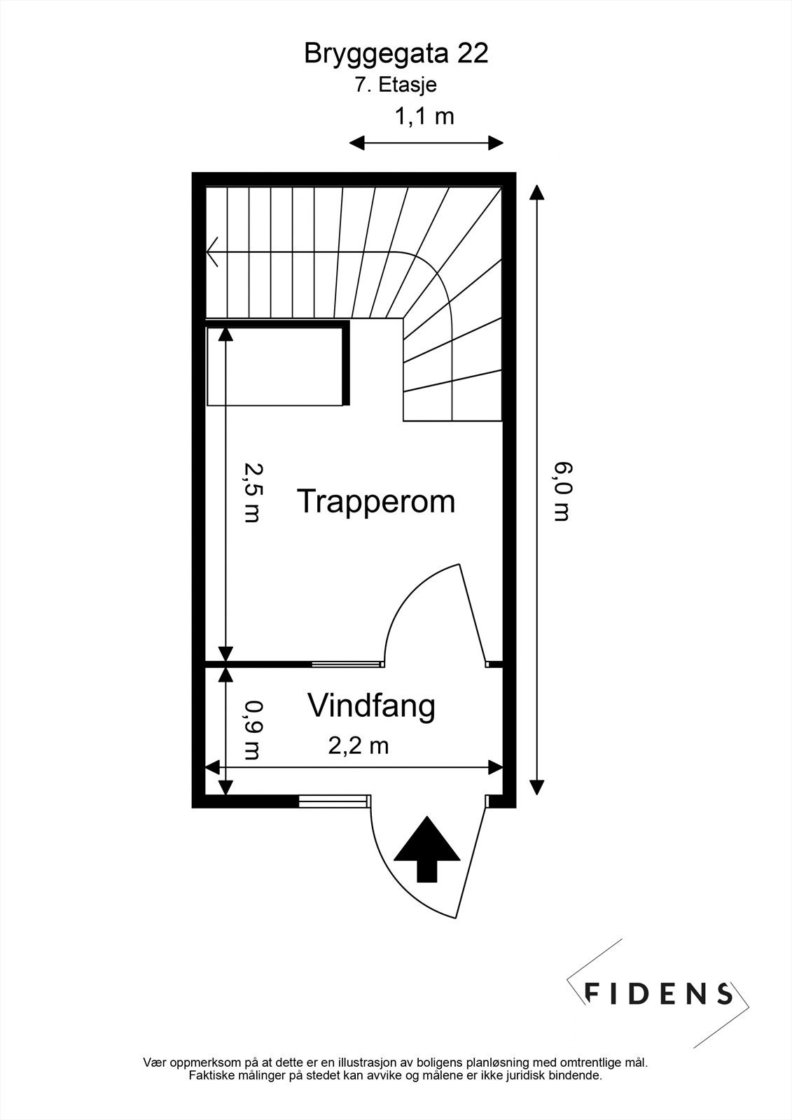 Plantegning 7. etasje. Galleribilde