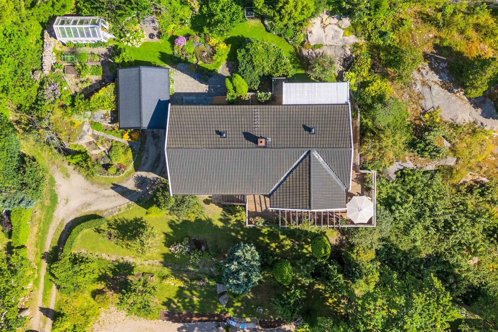 Dronefoto Galleribilde