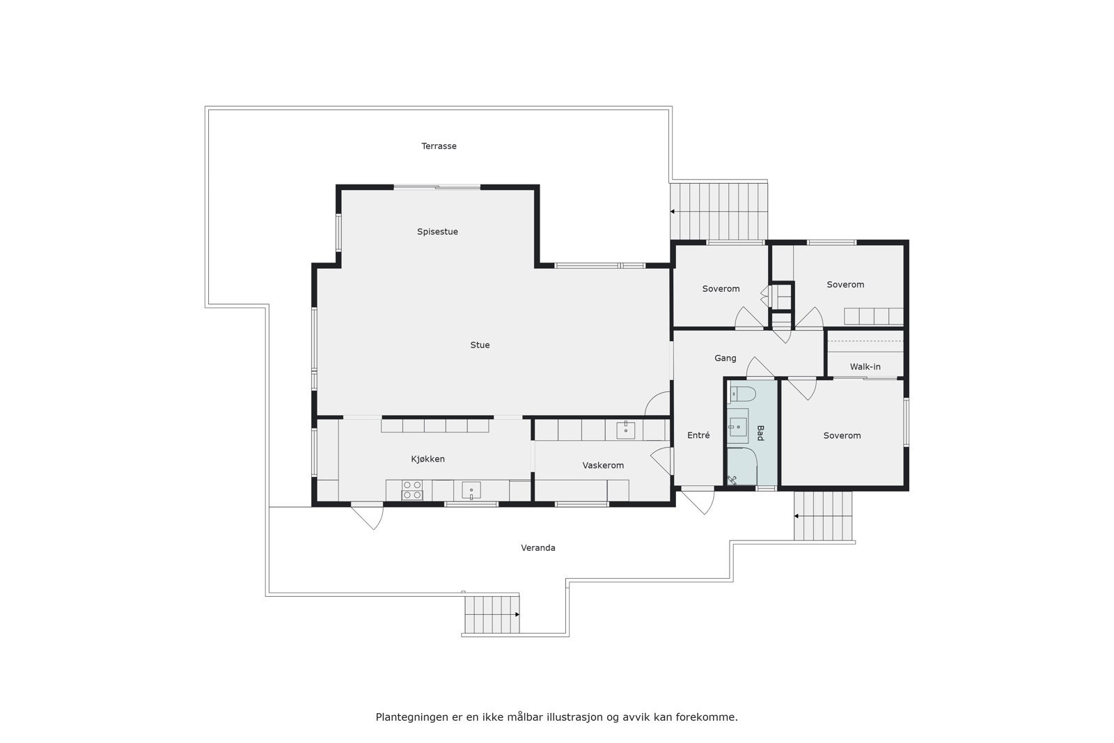 Plantegning Galleribilde