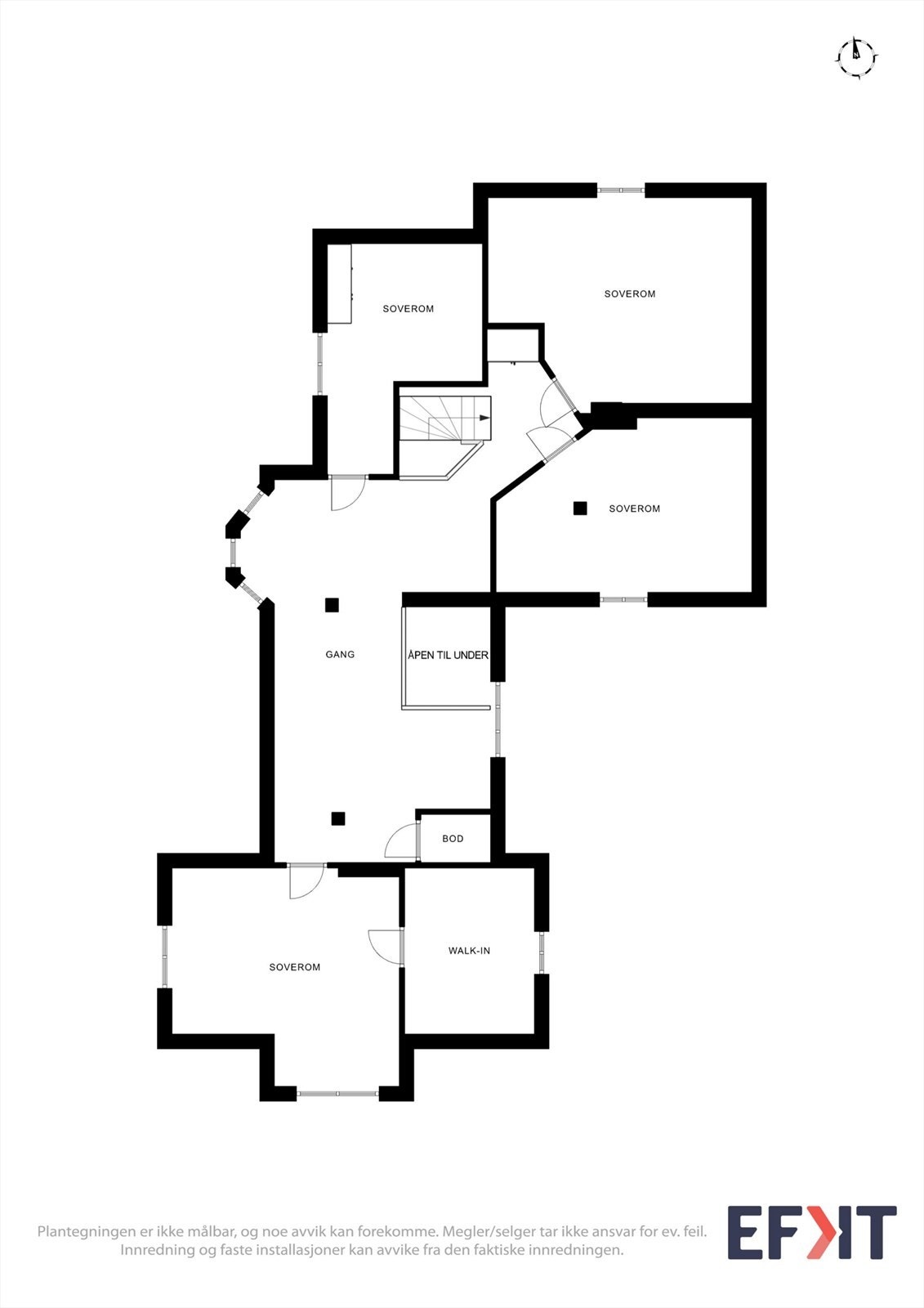 Plantegning 2.etasje Galleribilde