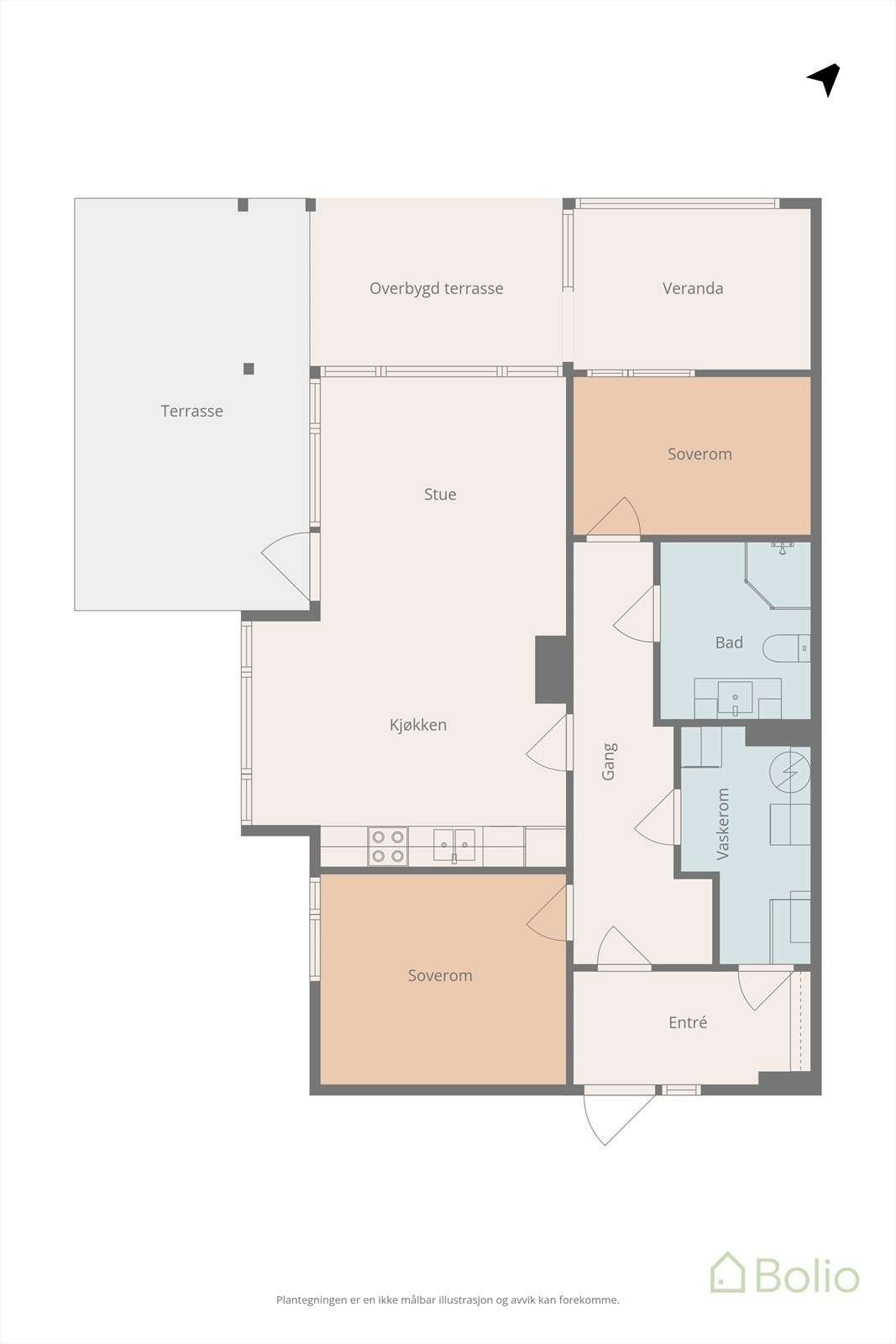 Plantegning Galleribilde