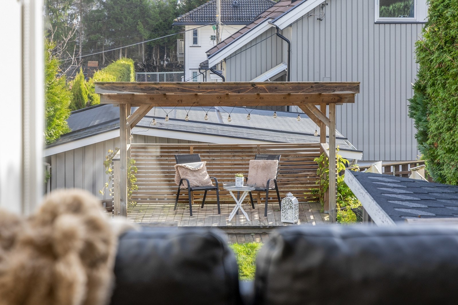 Utsynet fra stuen Galleribilde