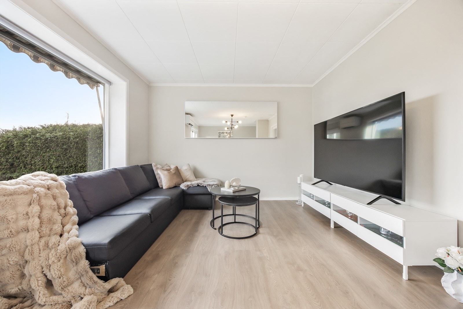 Boligen har lyst og trivelig interiør Galleribilde