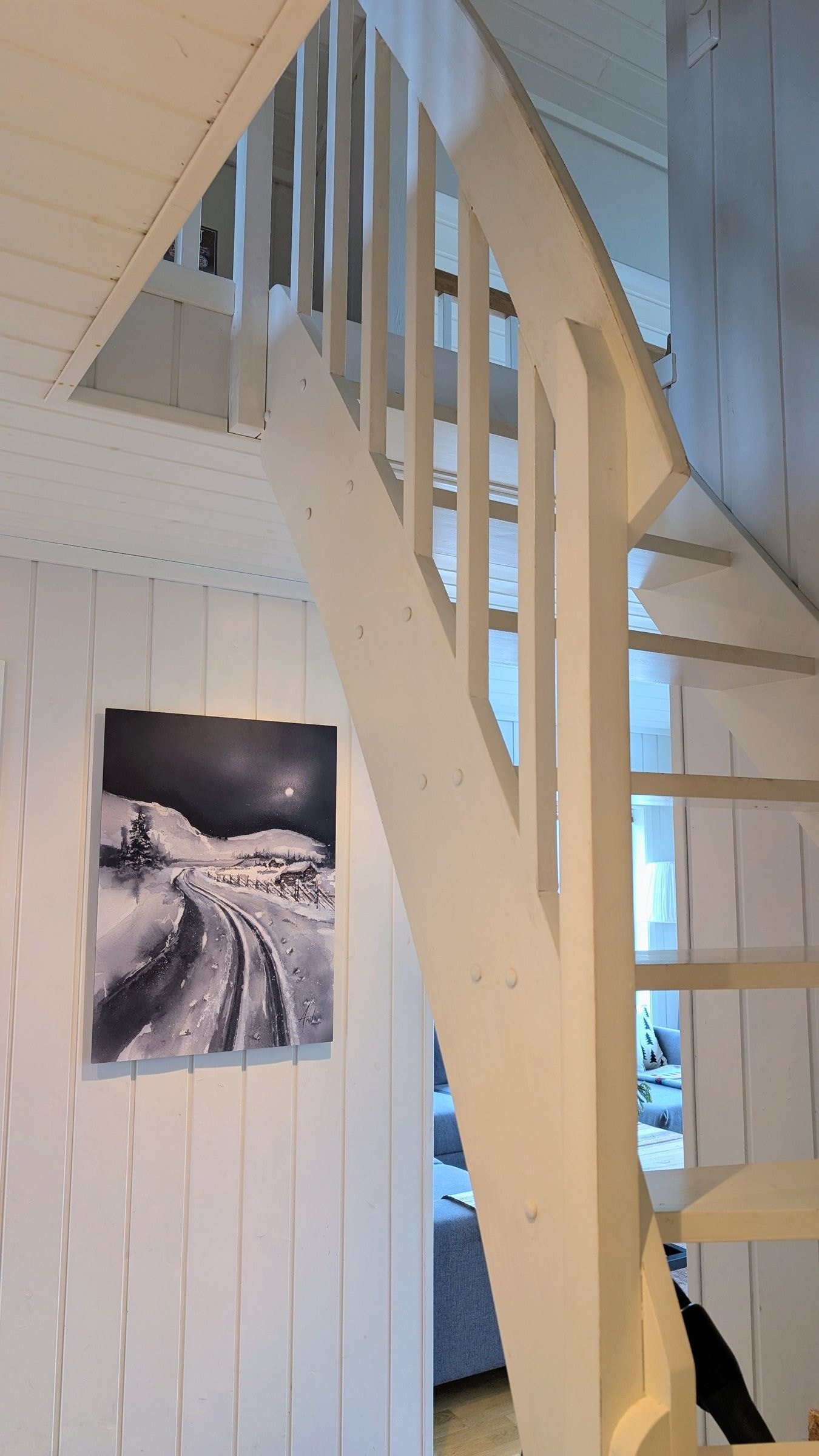 Trapp opp til hems Galleribilde