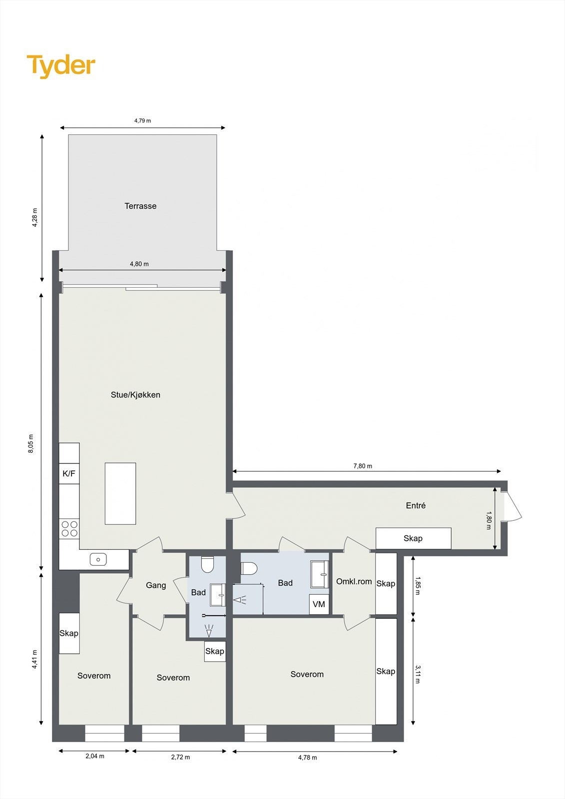 Plantegning. Galleribilde