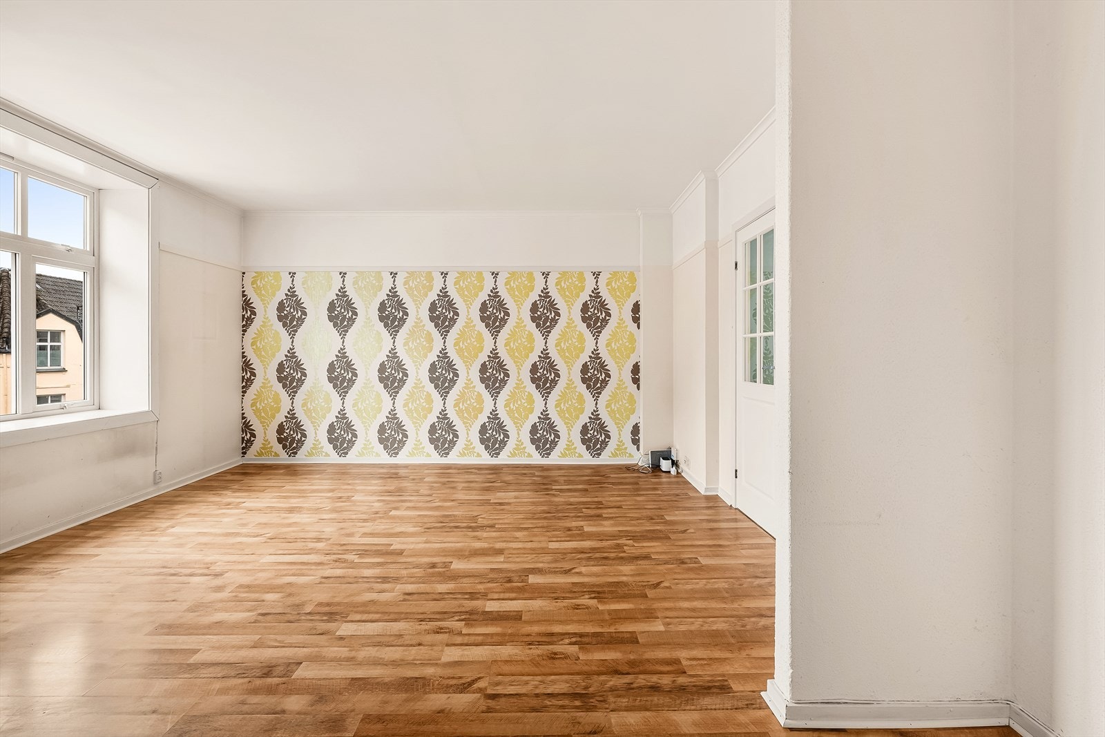 God takhøyde i stue på 2,66 meter. Galleribilde