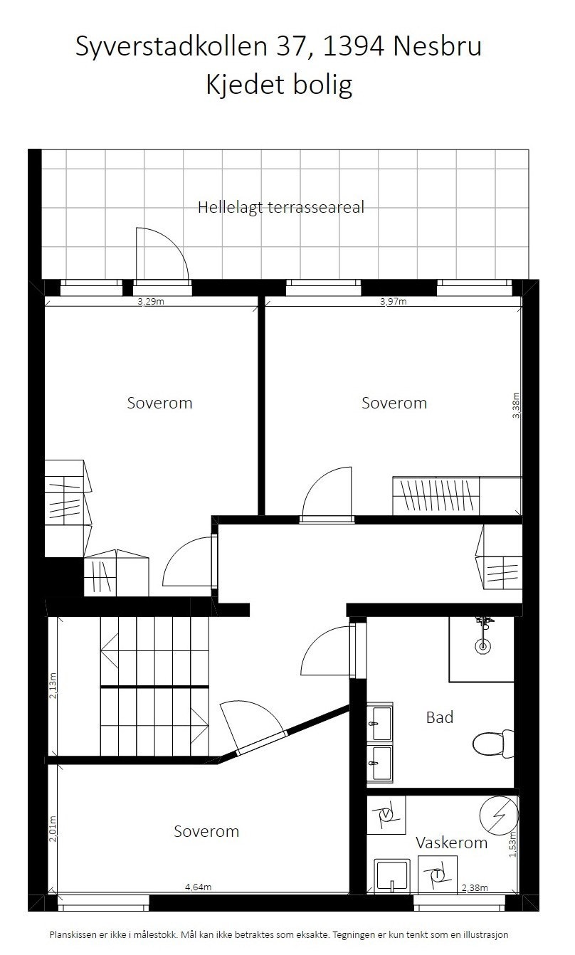 Plantegning underetasje. Galleribilde