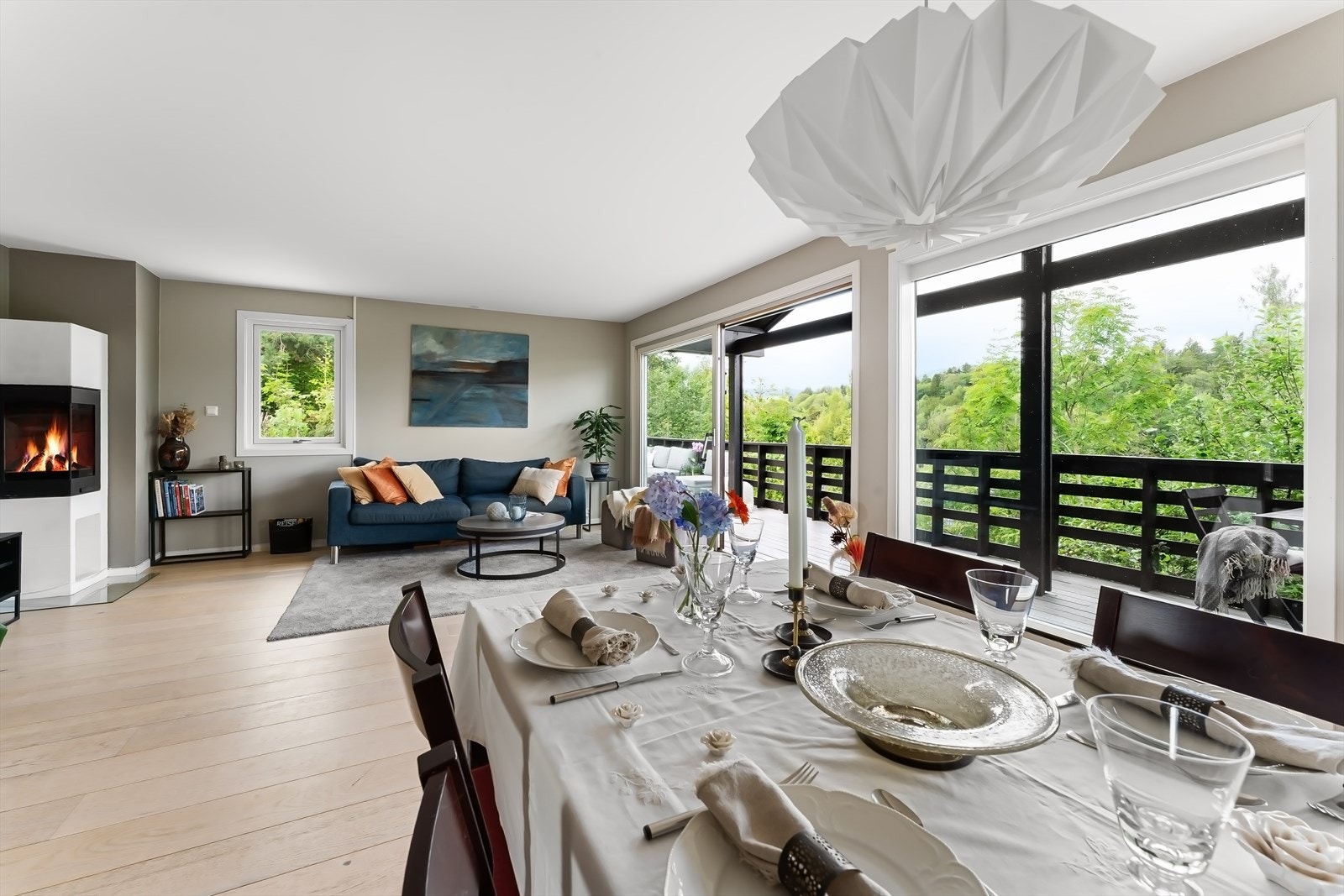 Stuen ble pusset opp i 2019. Galleribilde