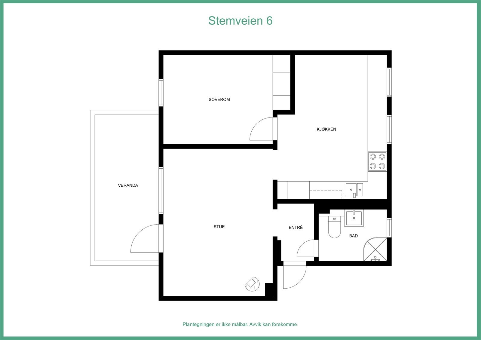 Plantegning Galleribilde