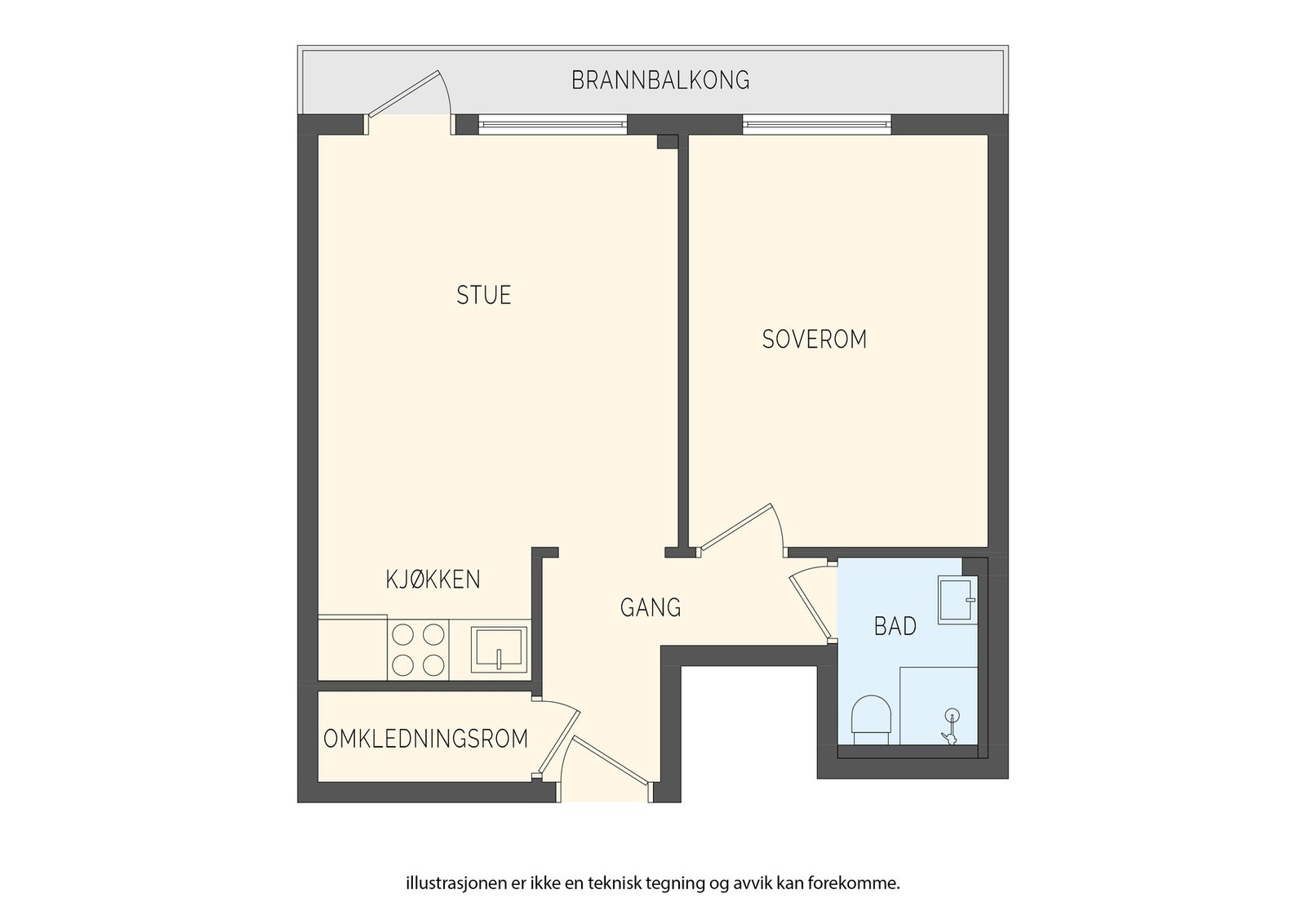 Plantegning. Galleribilde