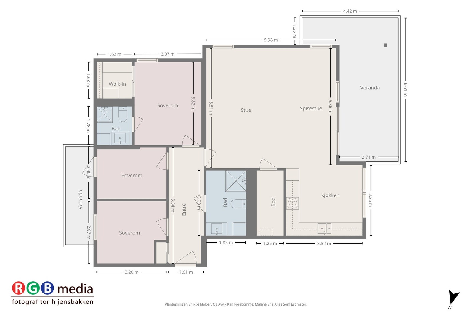 Plantegning Galleribilde