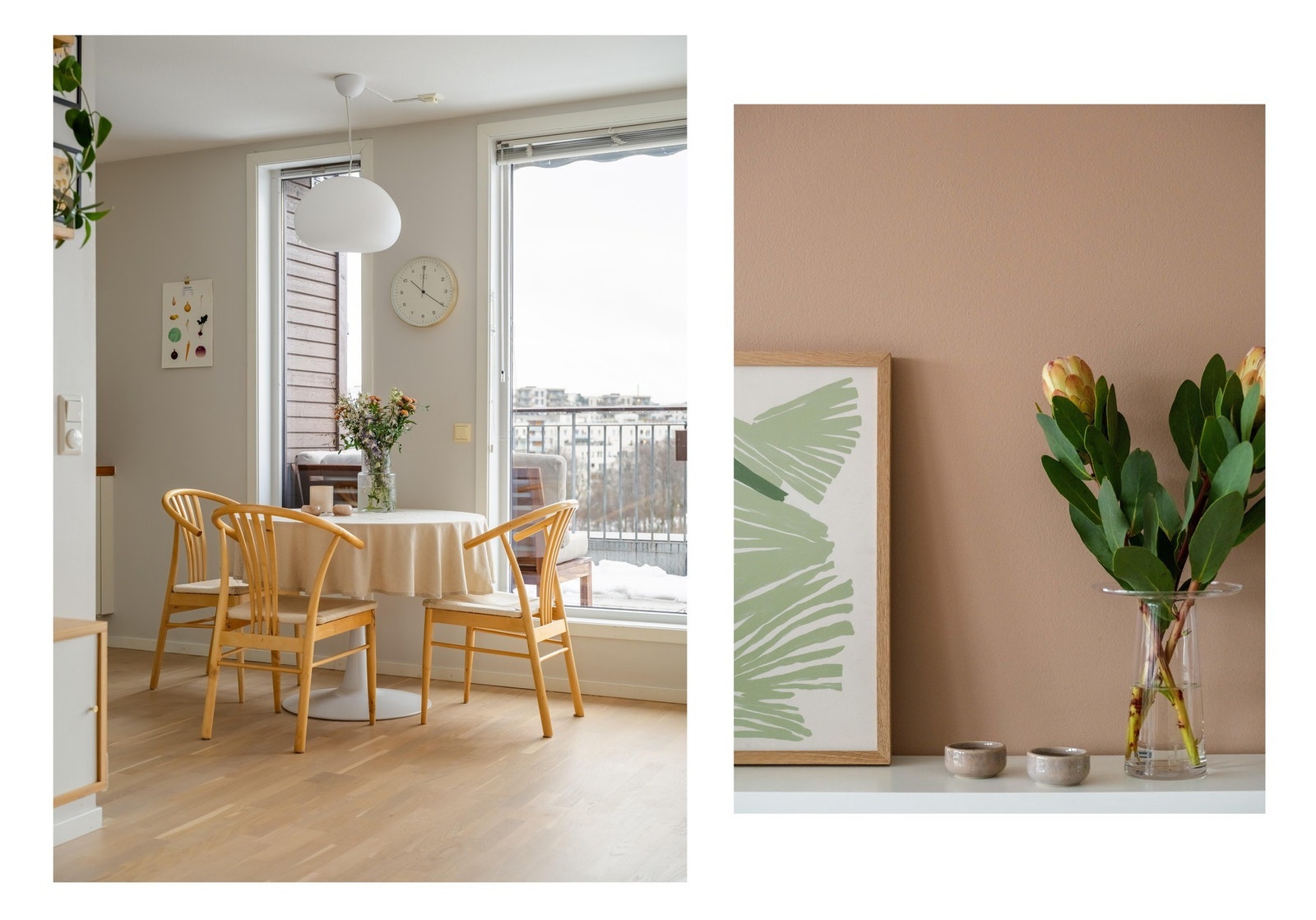 Det er store vindusflater som slipper inn godt med naturlig dagslys i alle rom. Galleribilde