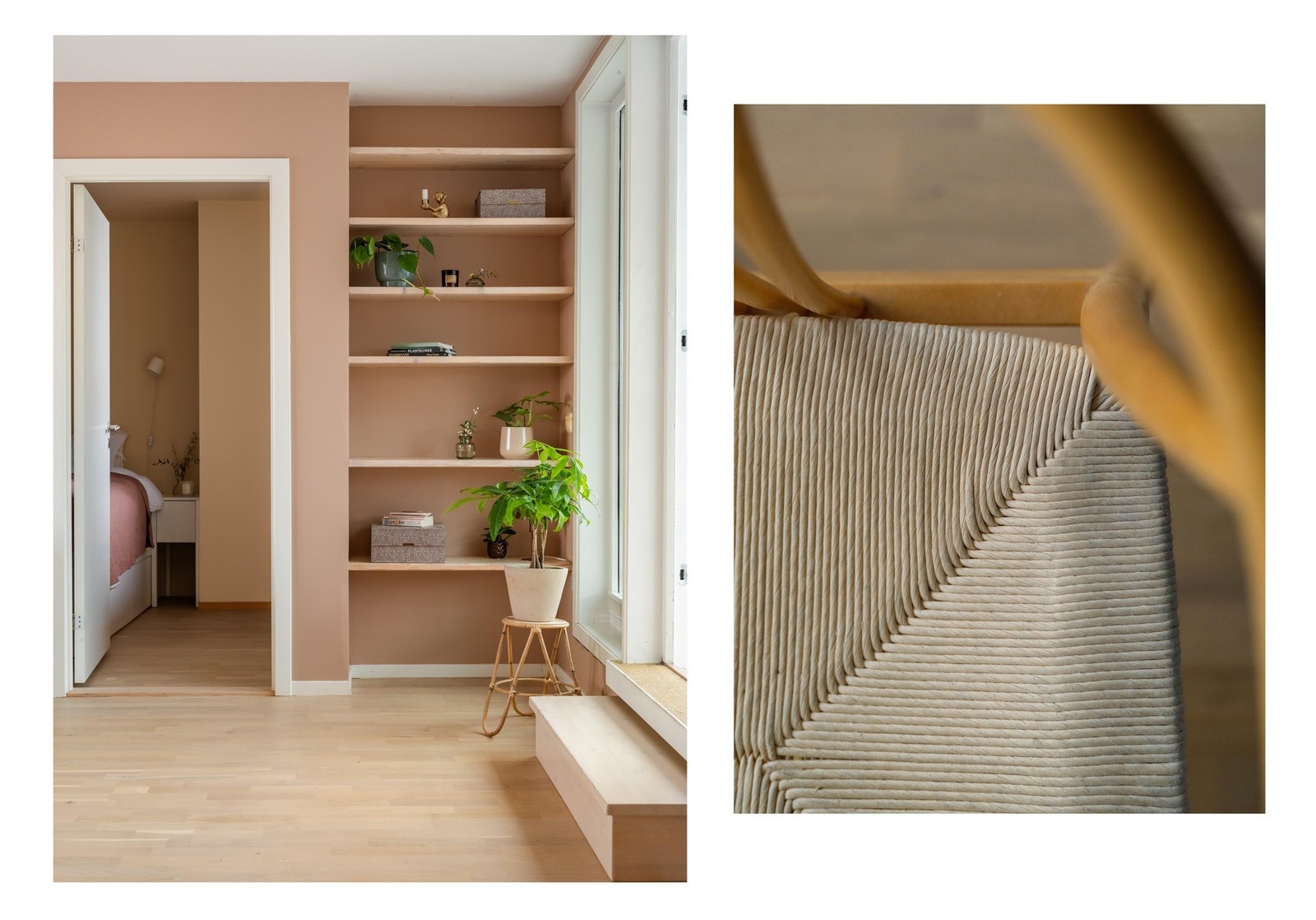 Vi går inn igjen og beveger oss inn på hovedsoverommet. Galleribilde