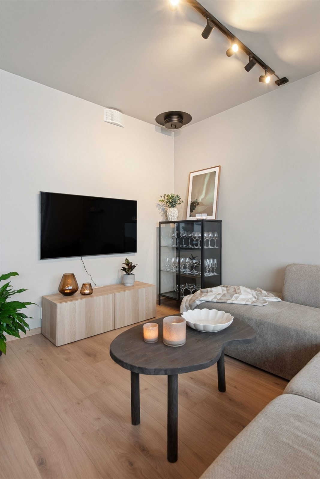 Hyggelig stuekrok, et lunt og behagelig samlingspunkt for avslapning og hyggestunder. Galleribilde