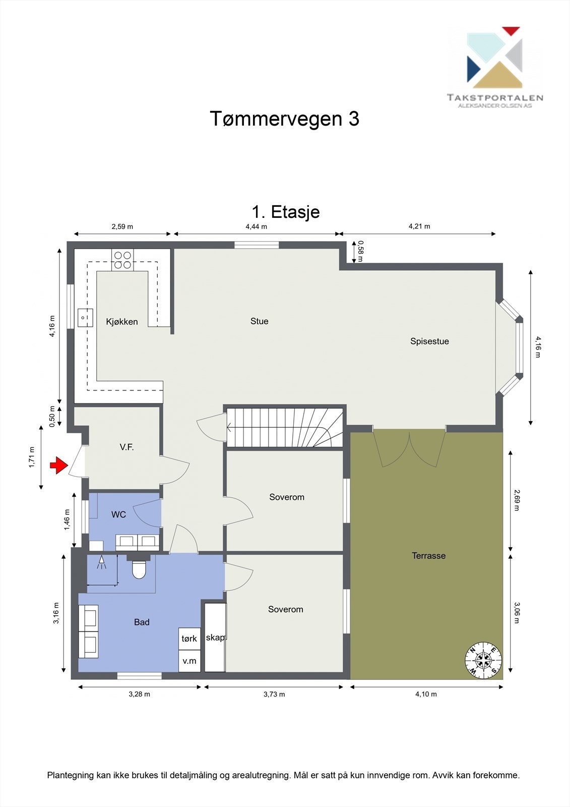 Plantegning - 1. Etasje Galleribilde
