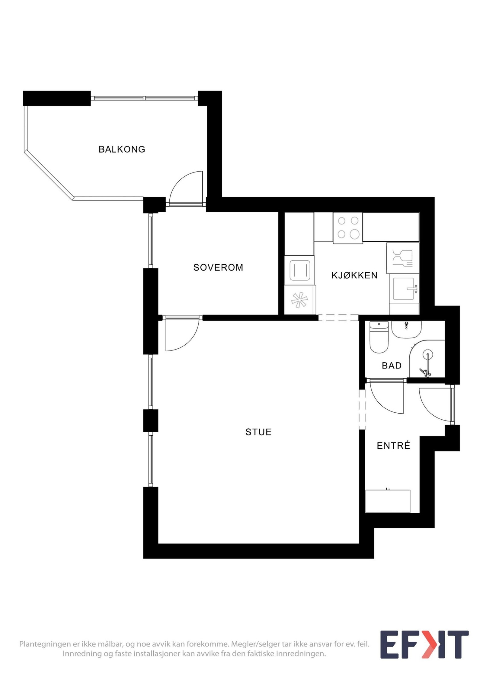Plantegning Galleribilde