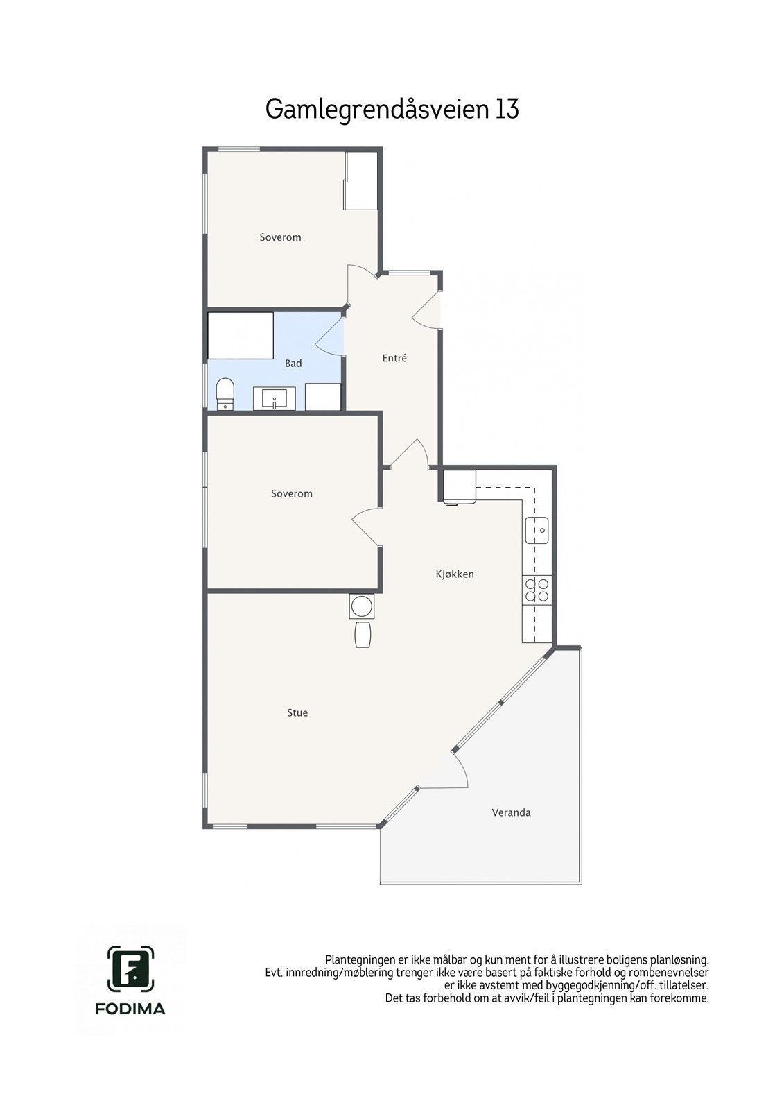 Plantegning Galleribilde