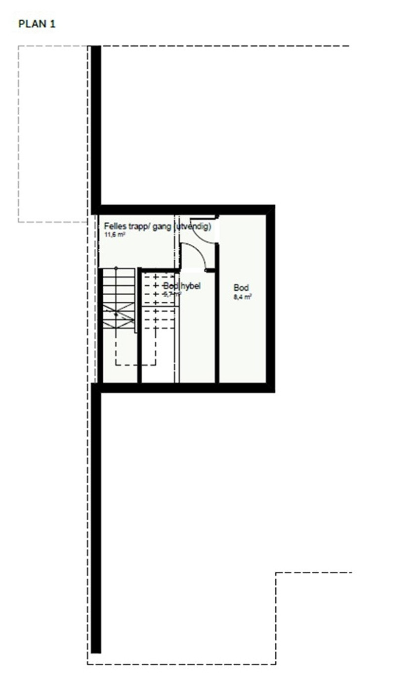 Plantegning 1 etasje Galleribilde