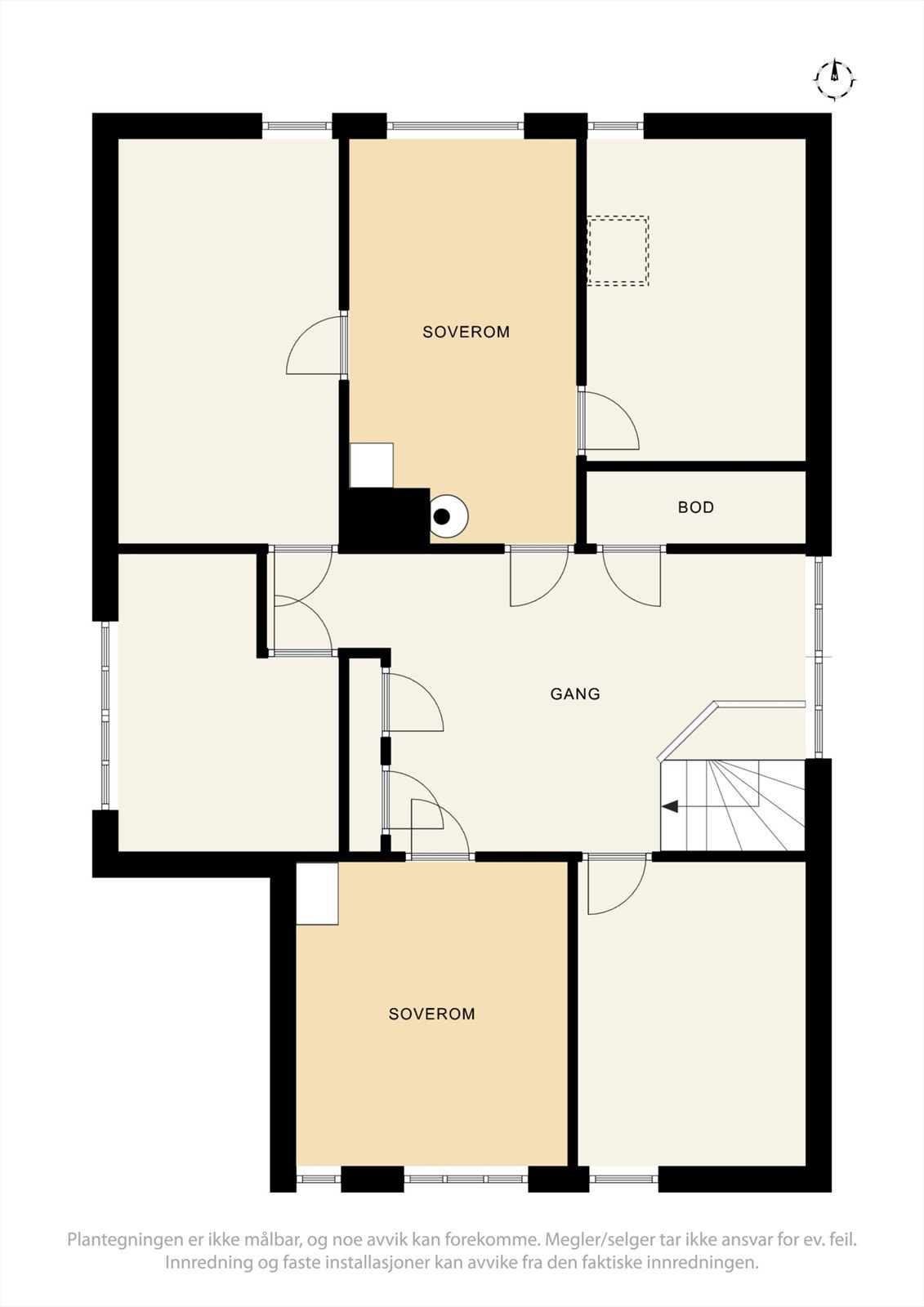 Plantegning 2.etg. Galleribilde