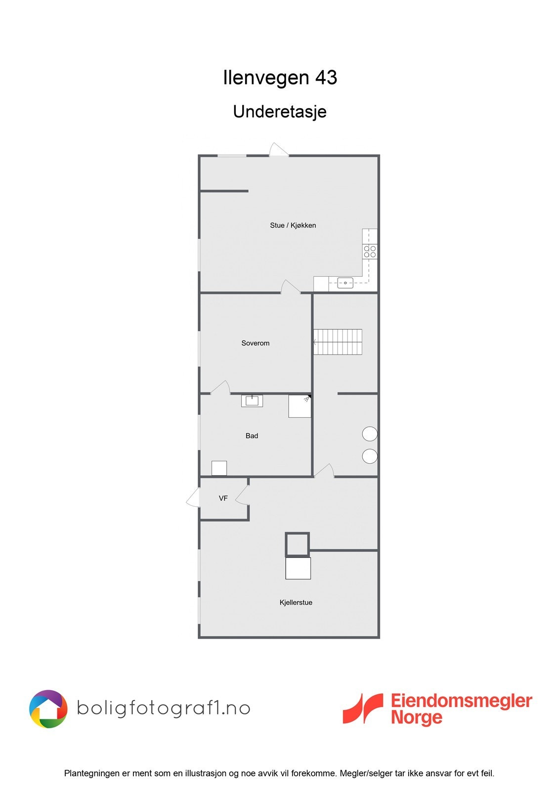 Planløsning U.etg Galleribilde