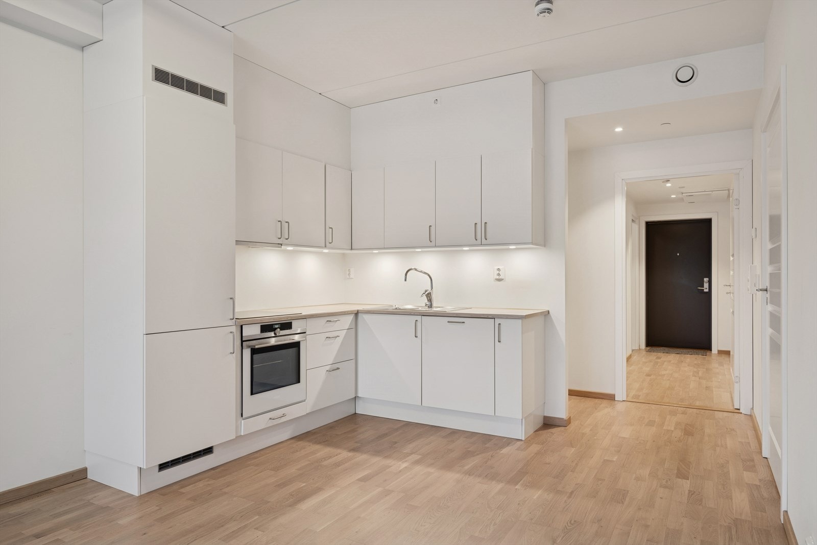 Avtrekk skjer via balansert ventilasjon. Galleribilde