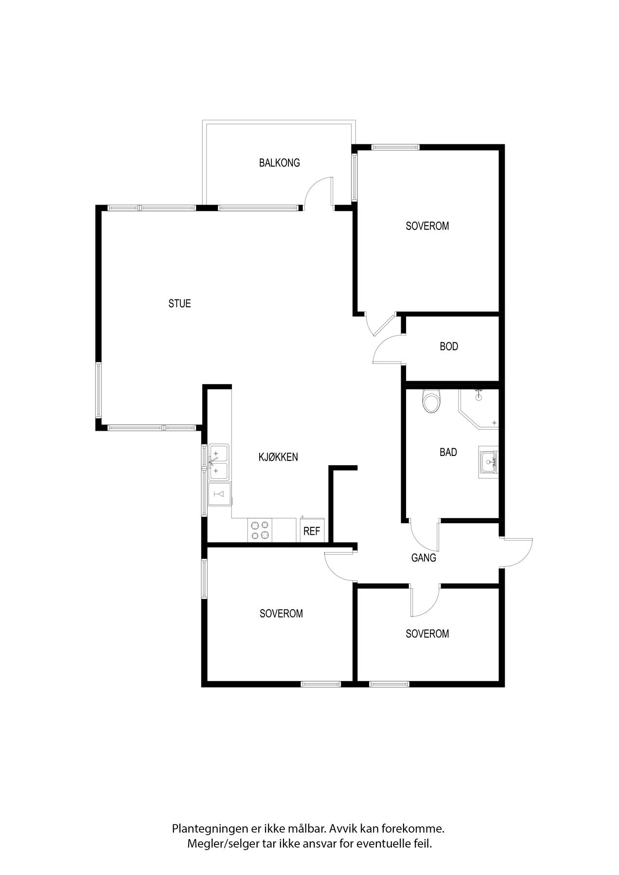 Plantegning. Galleribilde