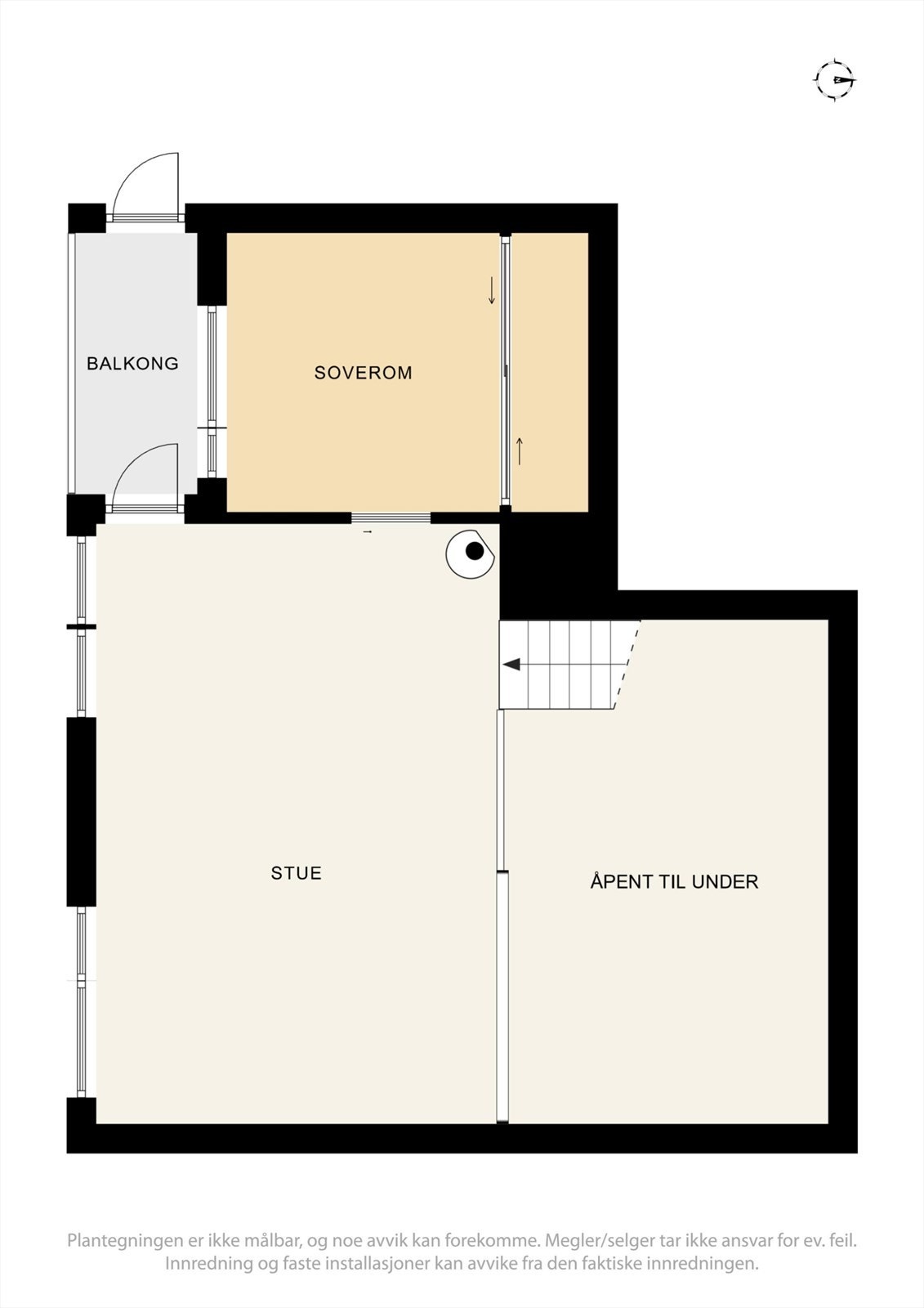 Plantegning 2. Etg - Nøisomhedvegen 33A. Galleribilde