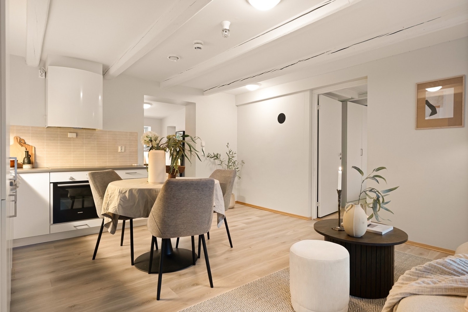 Det er vannbåren varme, perfekt på kalde dager Galleribilde