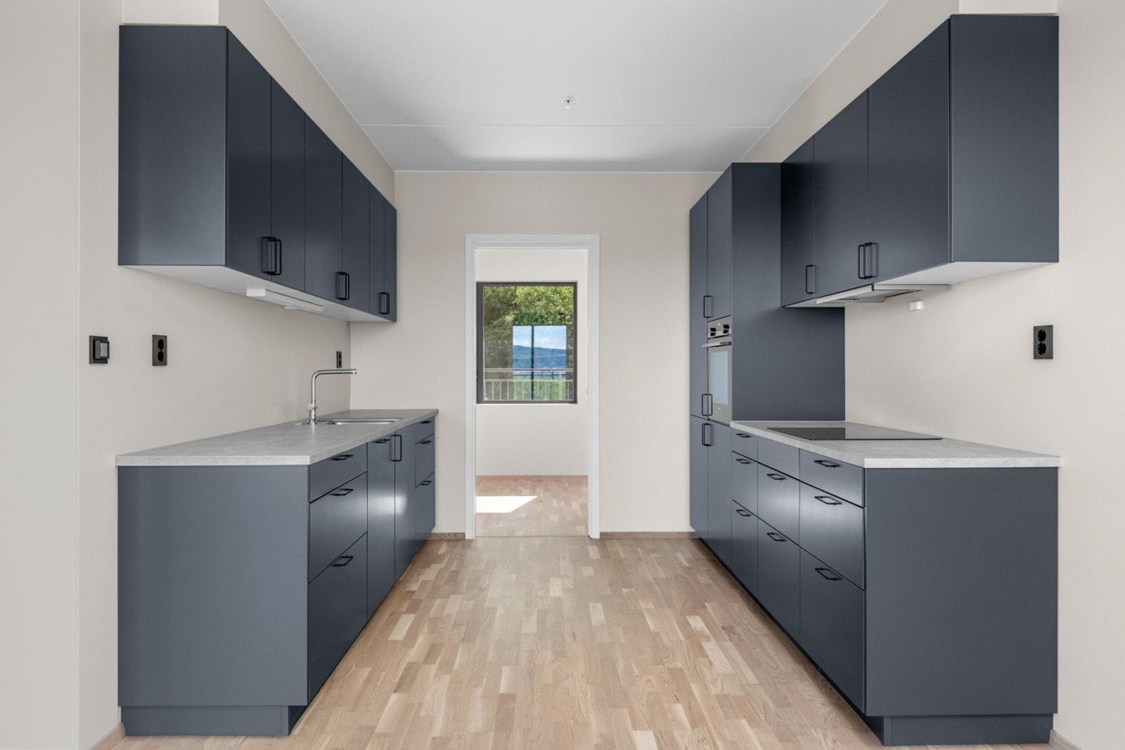 Hovedsoverommet har inngang fra kjøkkenet. Galleribilde