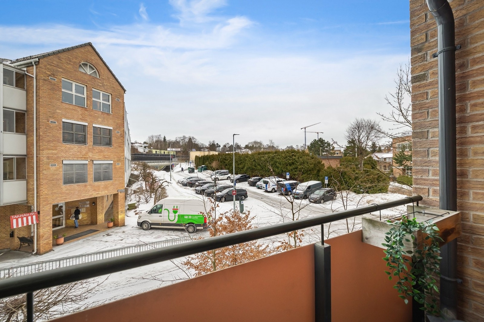 Hyggelig utsyn fra leiligheten Galleribilde