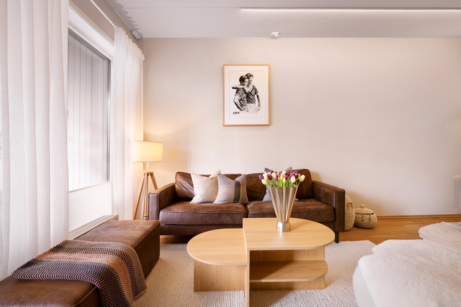 En gjennomført og arealeffektiv leilighet med attraktiv beliggenhet like utenfor Stavanger sentrum. Galleribilde