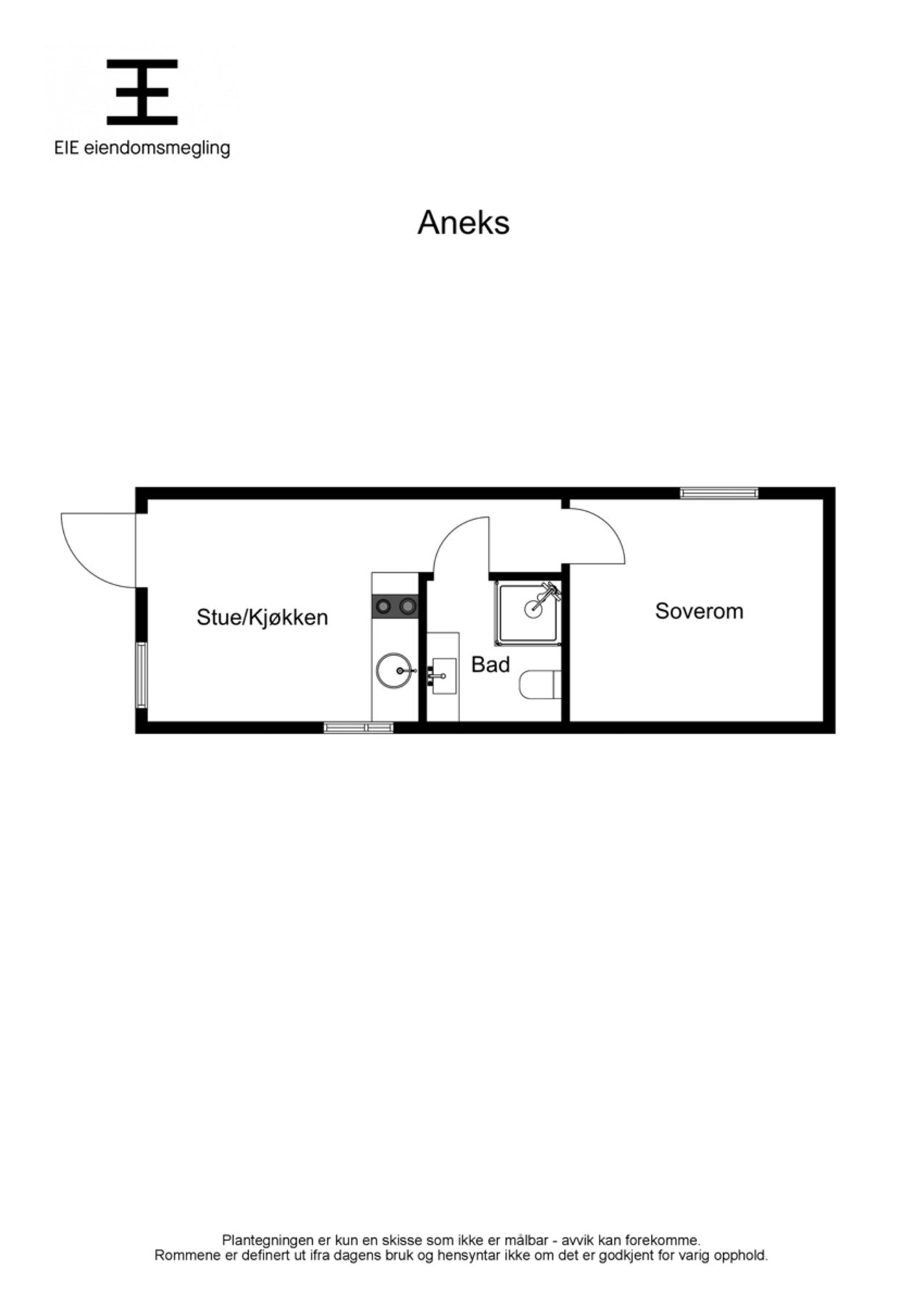 Plantegning Anneks Galleribilde
