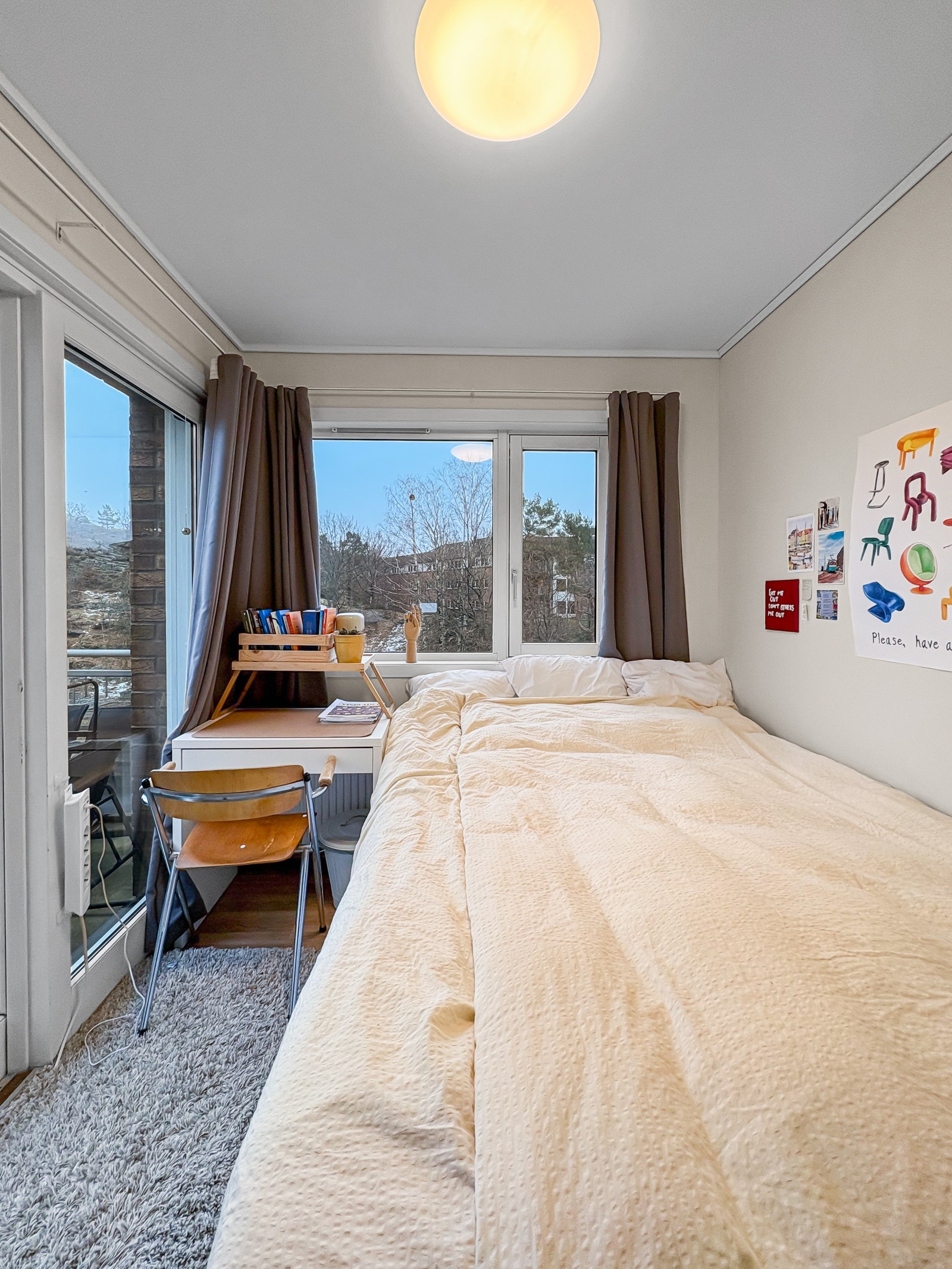 Soverom 3. Møbler i bildet medfølger ikke. Galleribilde